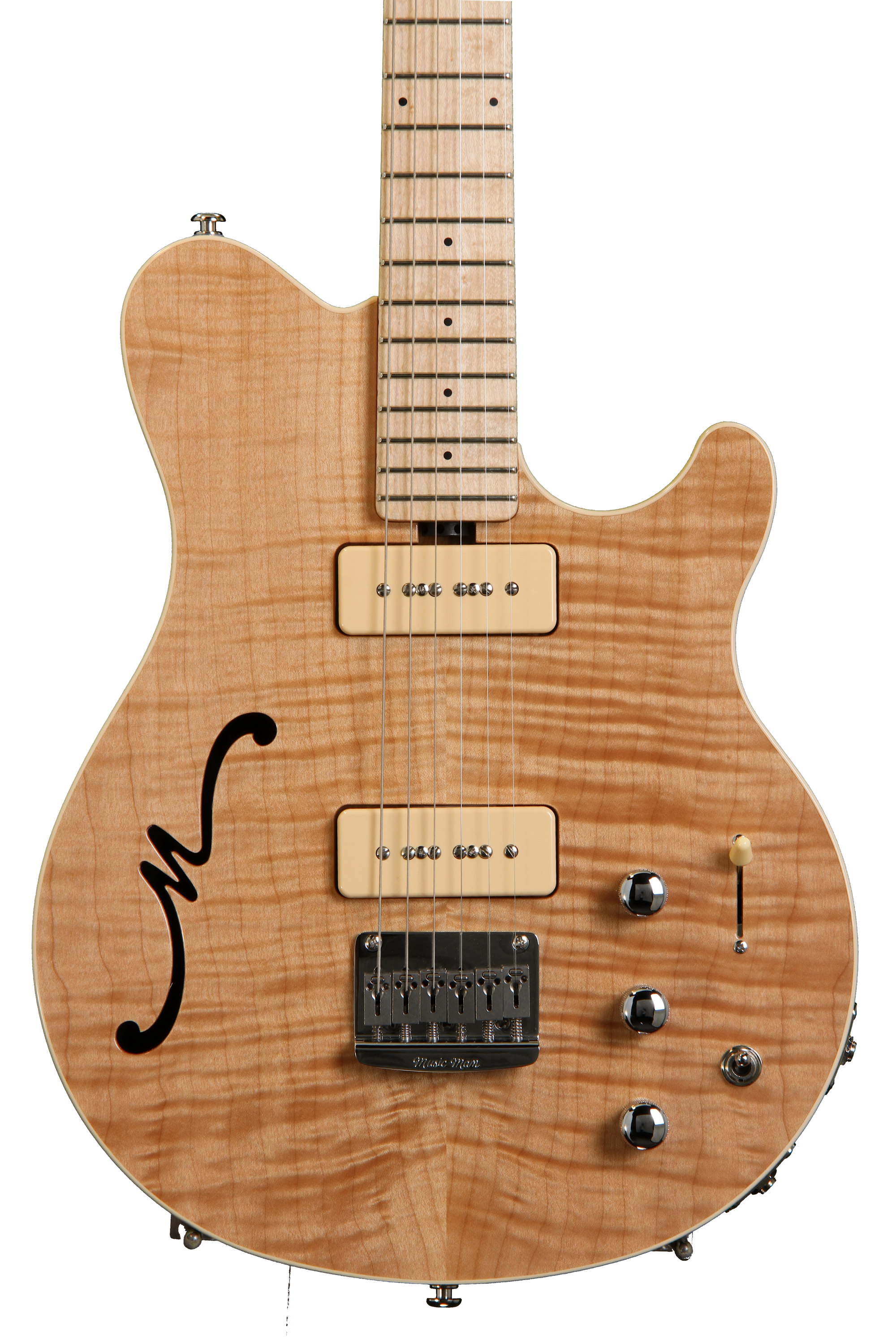 Ernie Ball Music Man Axis Super Sport Semi-hollowbody MM90 Piezo