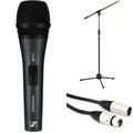 Photo of Sennheiser e 835-S Cardioid Dynamic Microphone Bundle with Stand and Cable