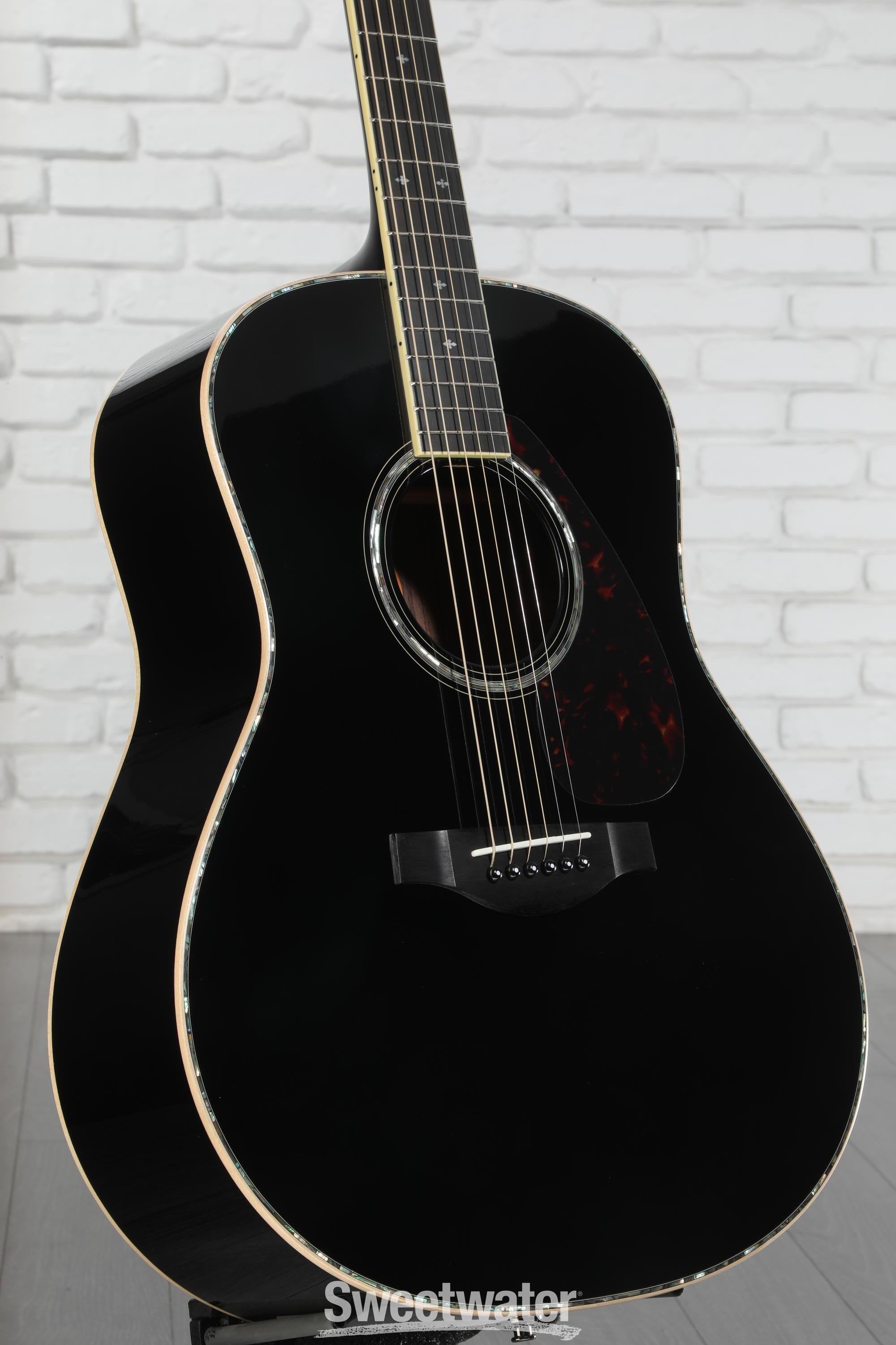 Yamaha LL16D ARE Original Jumbo Acoustic-electric Guitar - Black