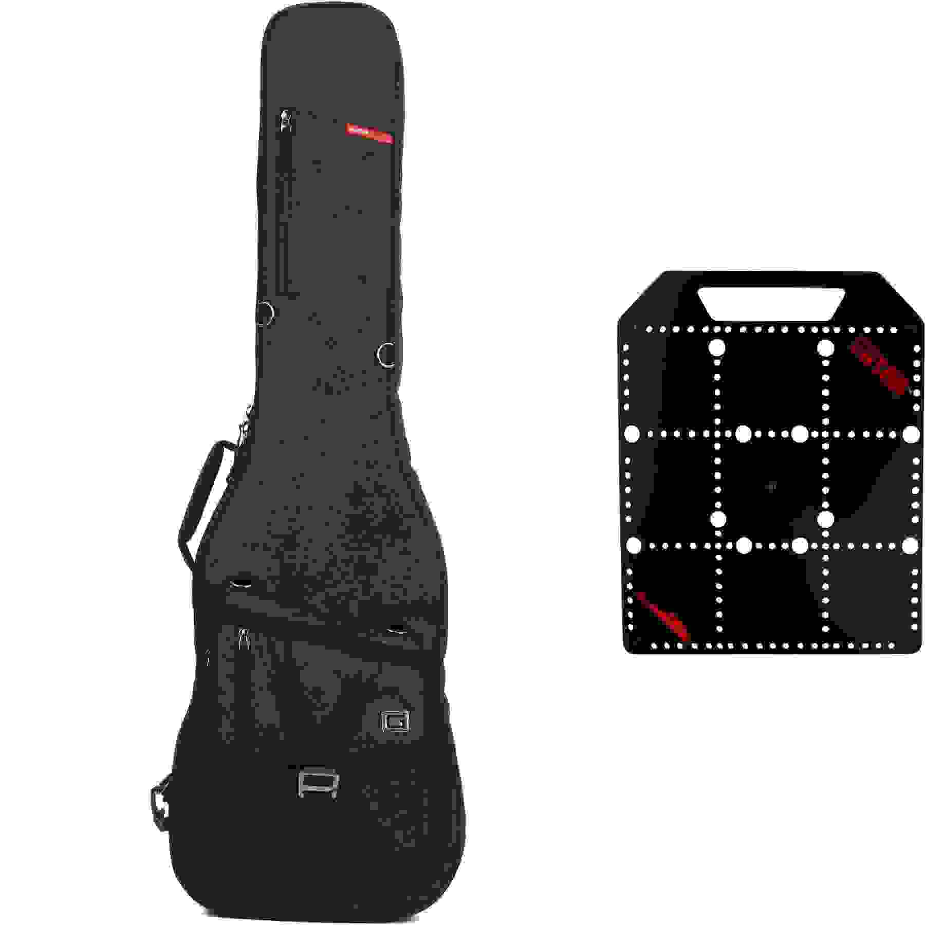 Gator Transit Bass Guitar Bag with Pocketboard Charcoal Black Sweetwater