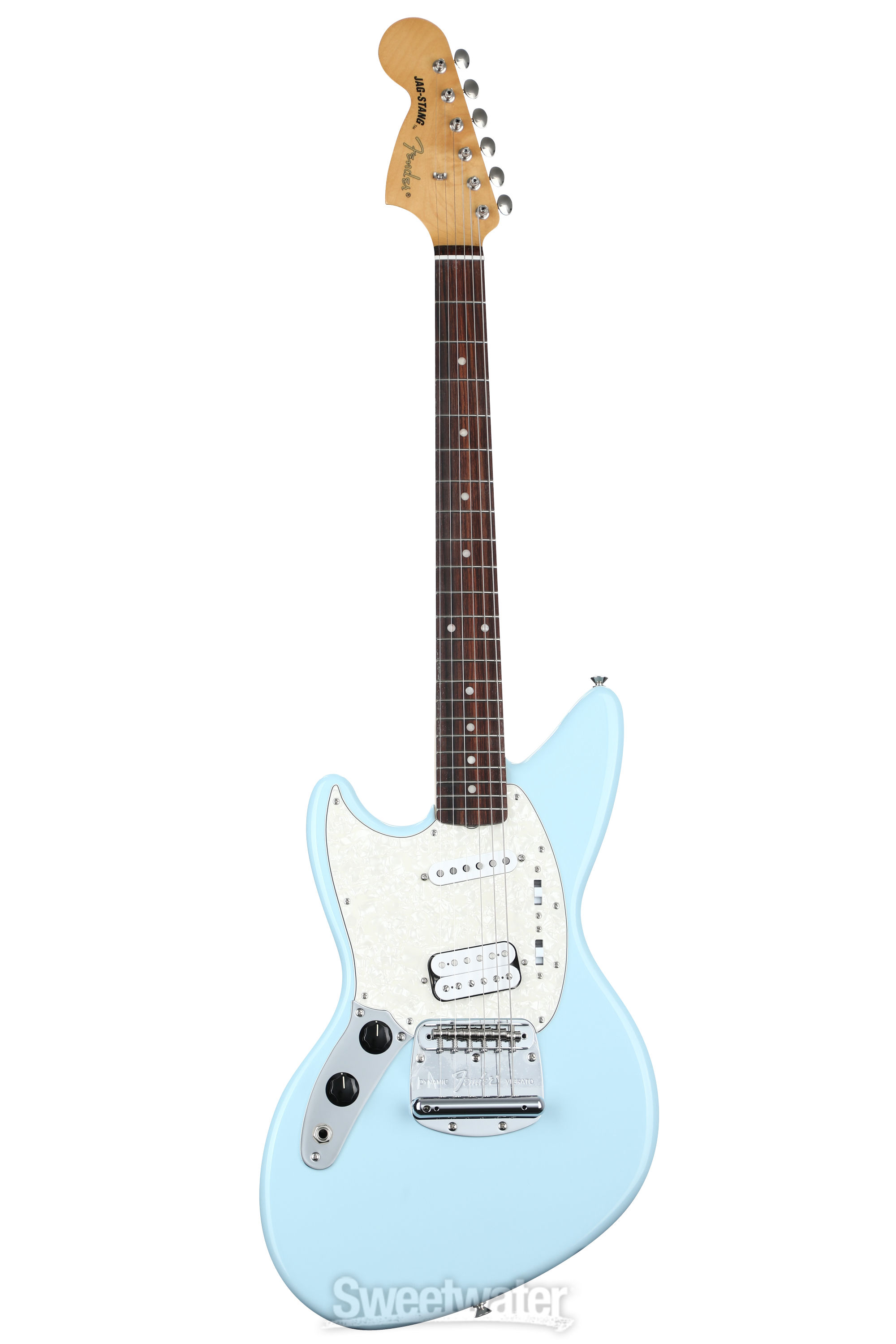 Fender Jag-Stang Left-handed Electric Guitar - Sonic Blue Fender Jag-Stang Left-handed Electric Guitar - Sonic Blue