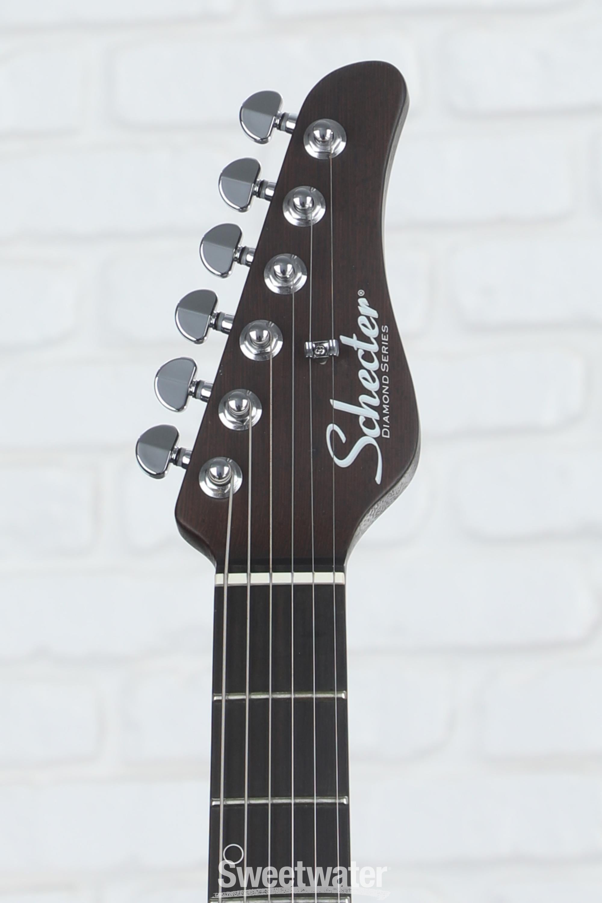 Schecter MV-6 Electric Guitar - Metallic Purple with Ebony Fingerboard
