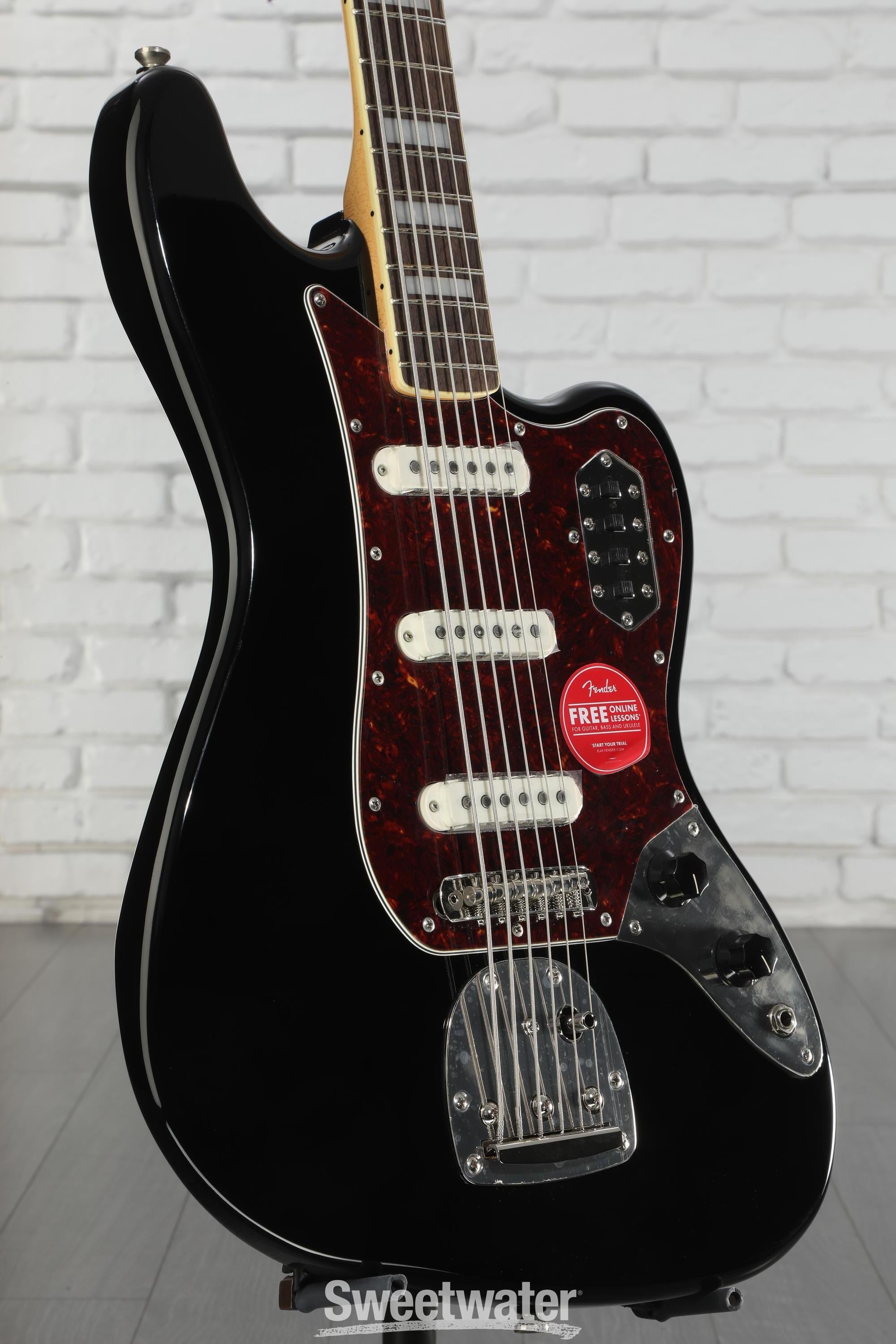 Squier bassⅥ エレキベース ブラック Squier Classic Vibe Bass VI Guitar - Black | Sweetwater