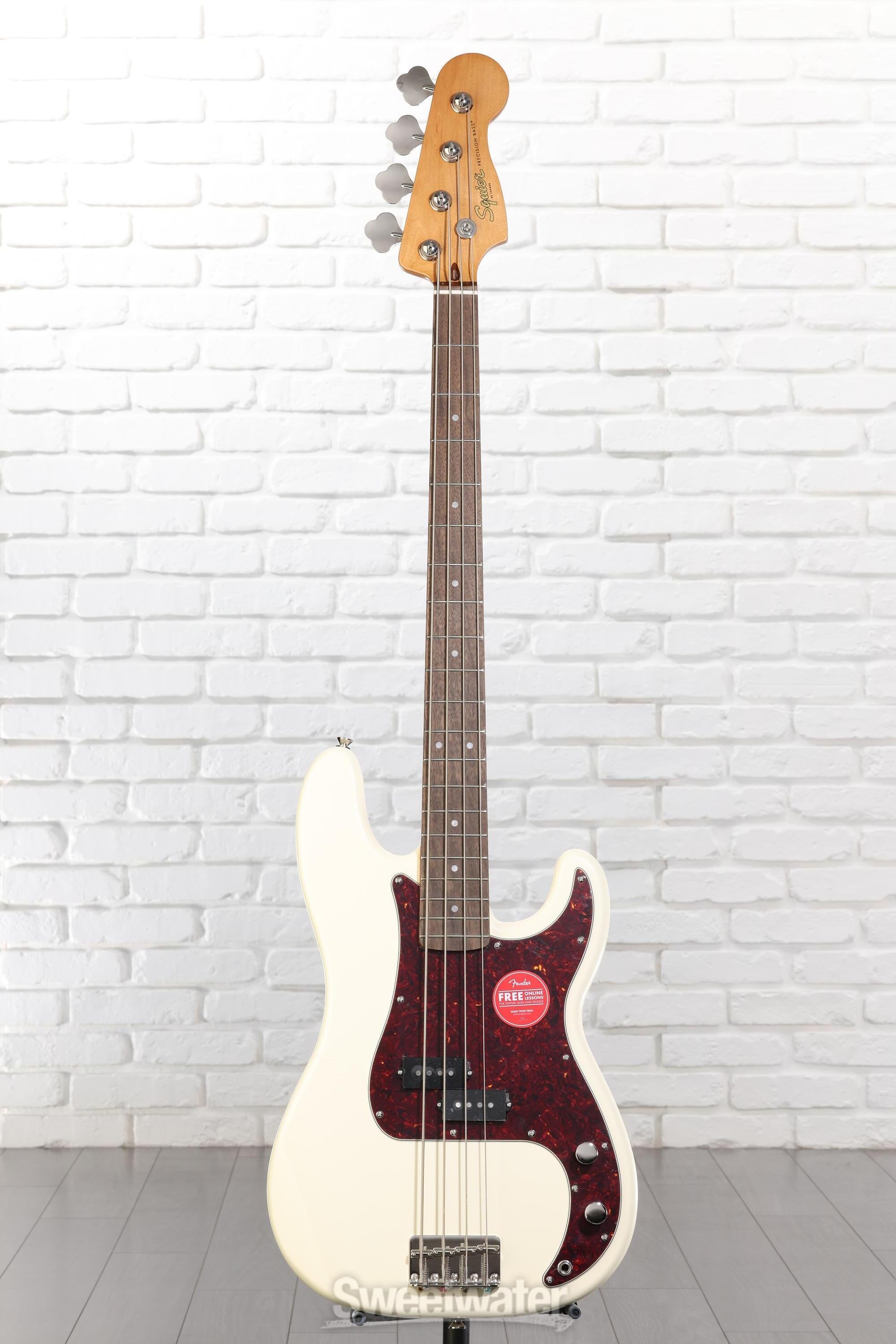 Squier Classic Vibe '60s Precision Bass - Olympic White | Sweetwater