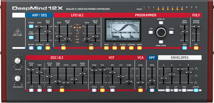 Behringer DeepMind 12XD Polyphonic Desktop Analog