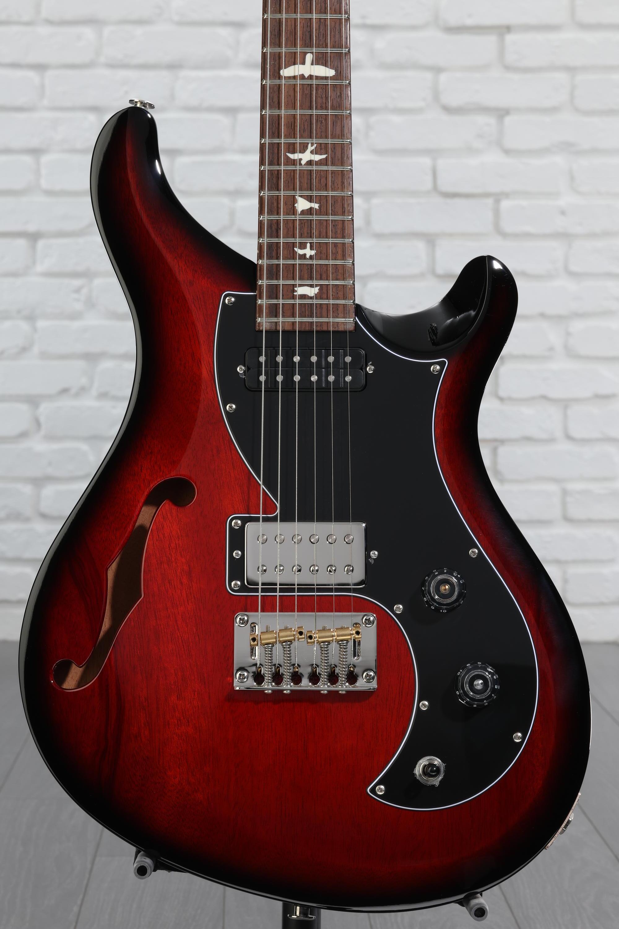 PRS S2 Vela Semi-Hollow Electric Guitar - Scarlet Sunburst
