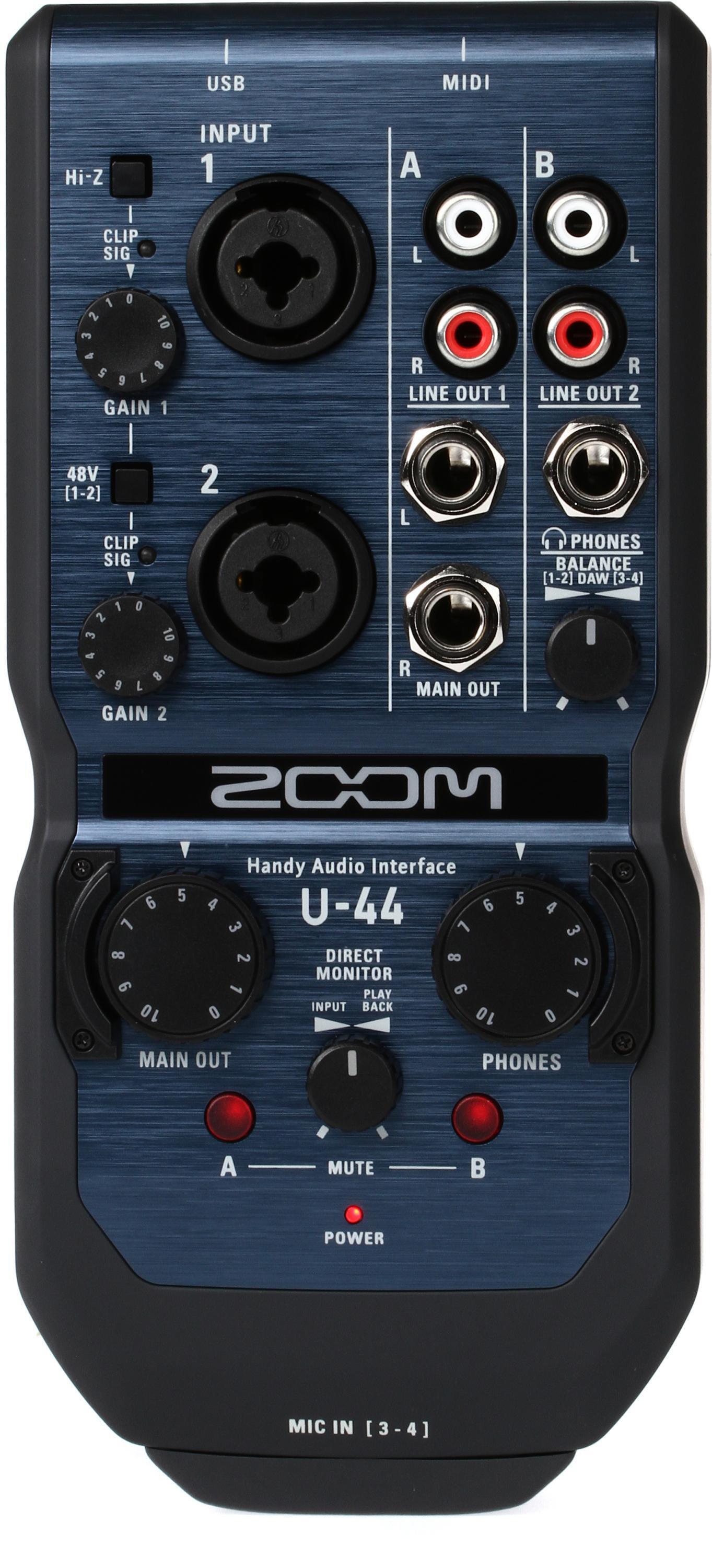 Zoom U-44 Handy Audio Interface | Sweetwater