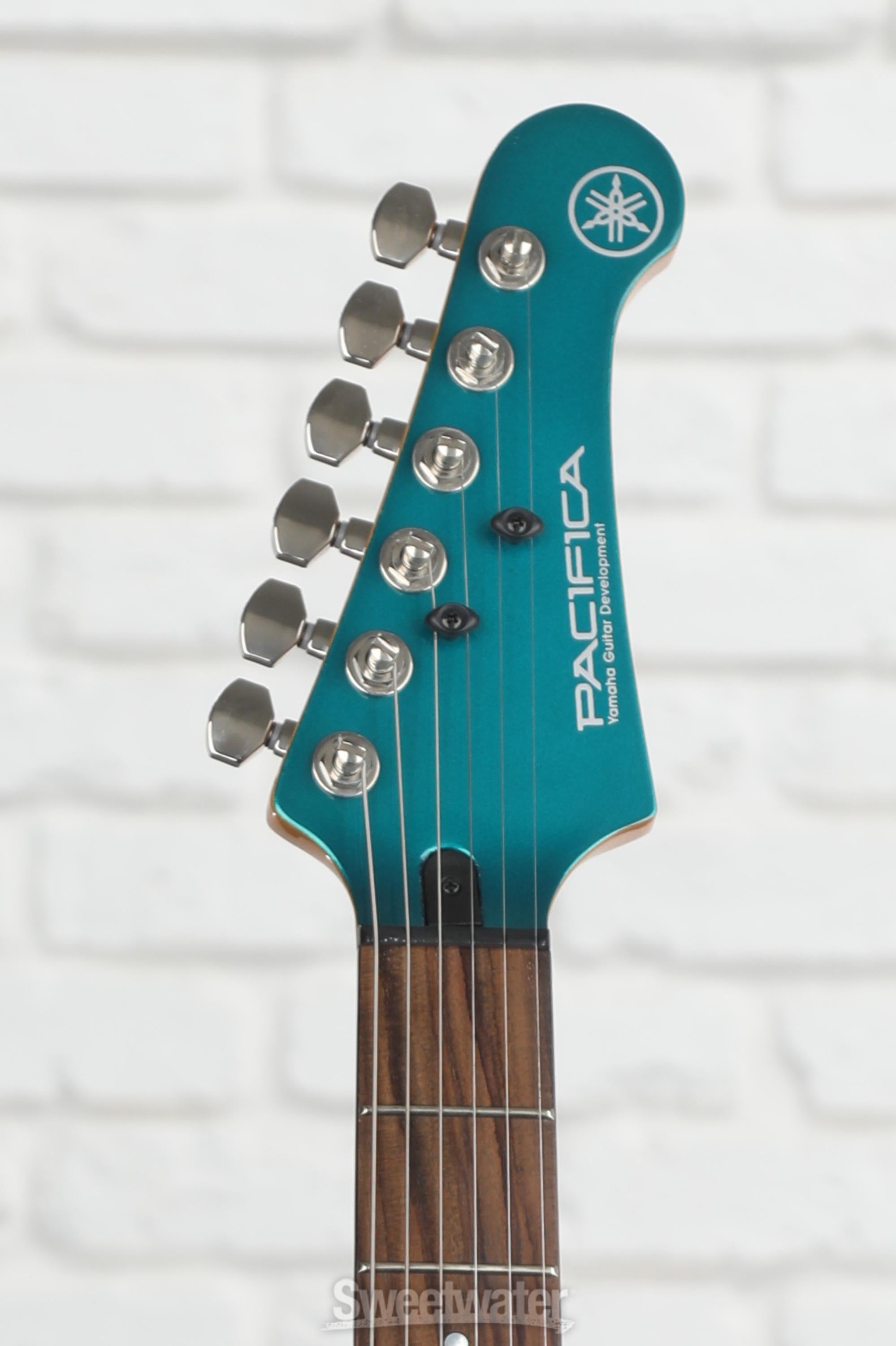 Yamaha PAC612VIIX Pacifica Electric Guitar - Teal Green Metallic