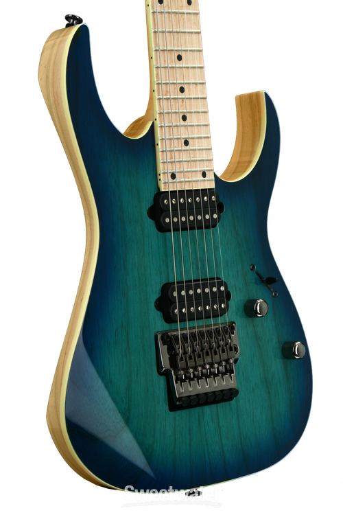 Ibanez Prestige RG752AHM - Nebula Green Burst | Sweetwater