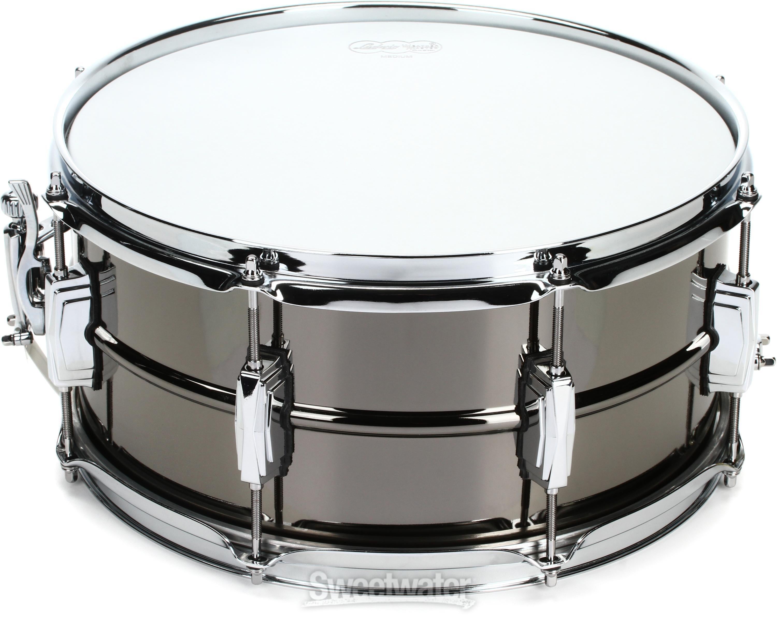 まとめ買い】 ludwig Black 14×5 LB416BT beauty パーカッション 