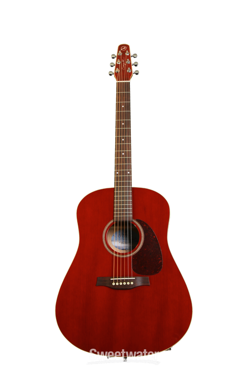 Seagull Guitars S6 Cedar Trans Red GT -Trans Red