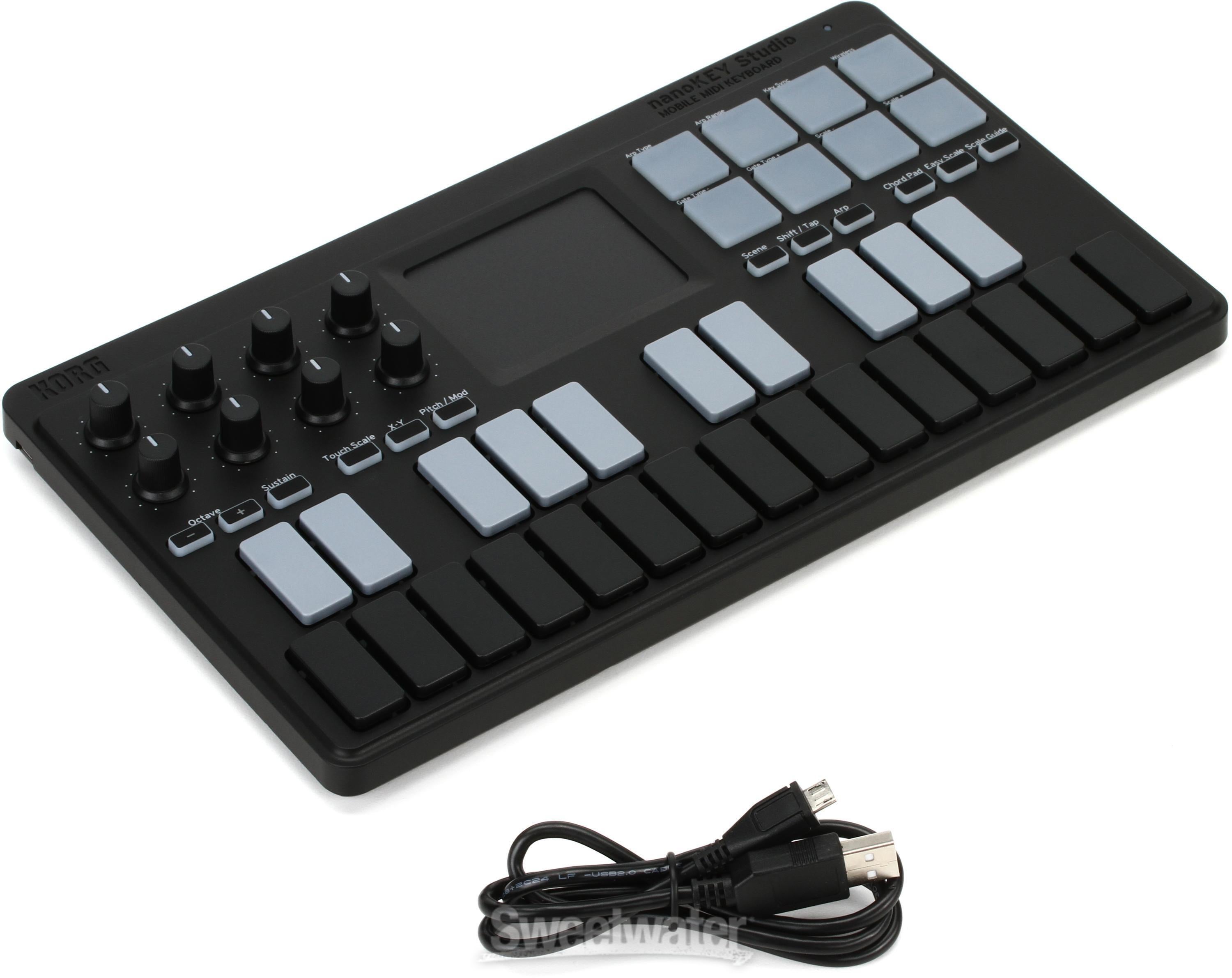 Korg nanoKEY Studio Bluetooth/USB MIDI and Pad Controller