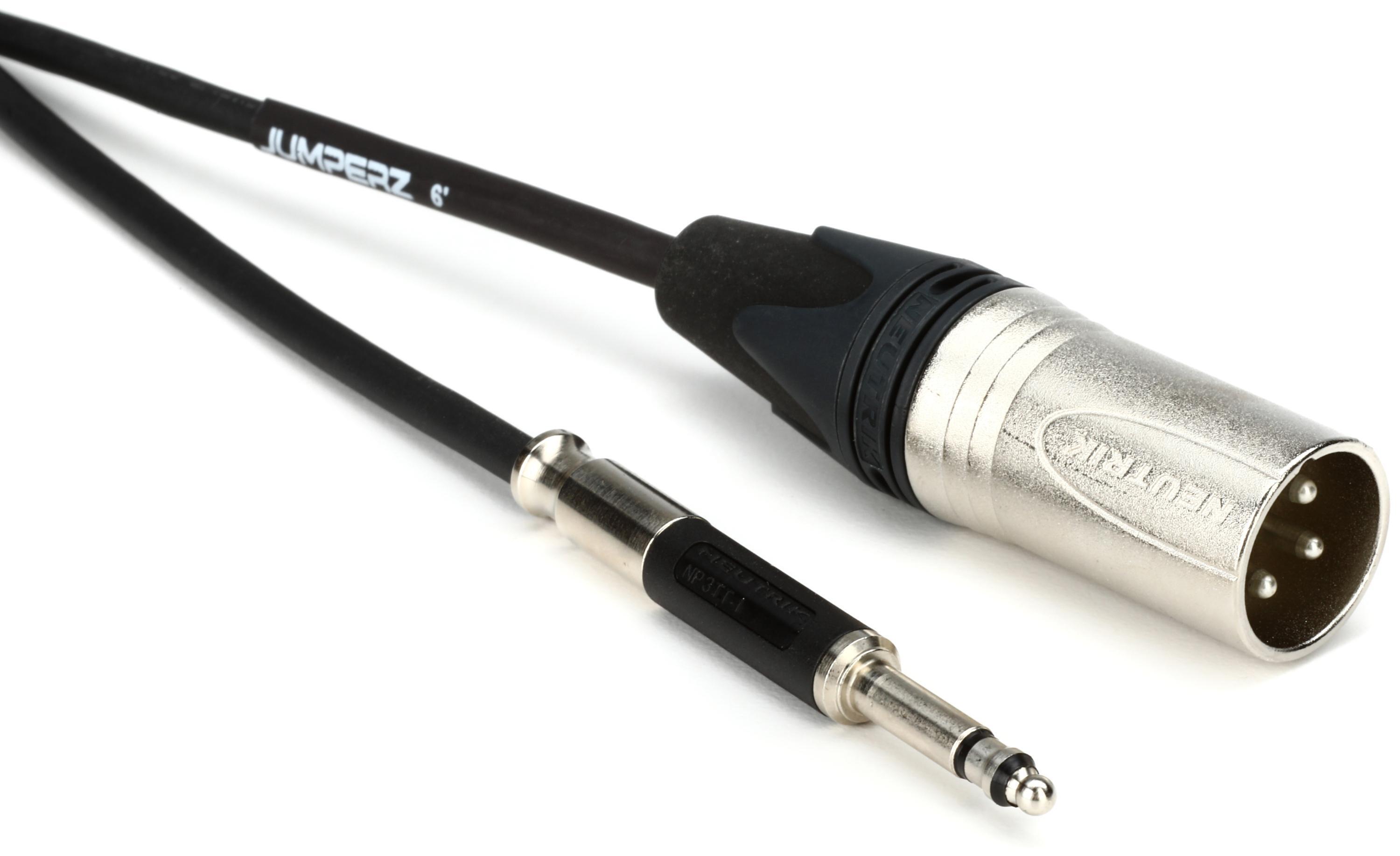 Photo of JUMPERZ JSPPTTXM-6 - TT to XLR Male Studio Patch Cable - 6 foot
