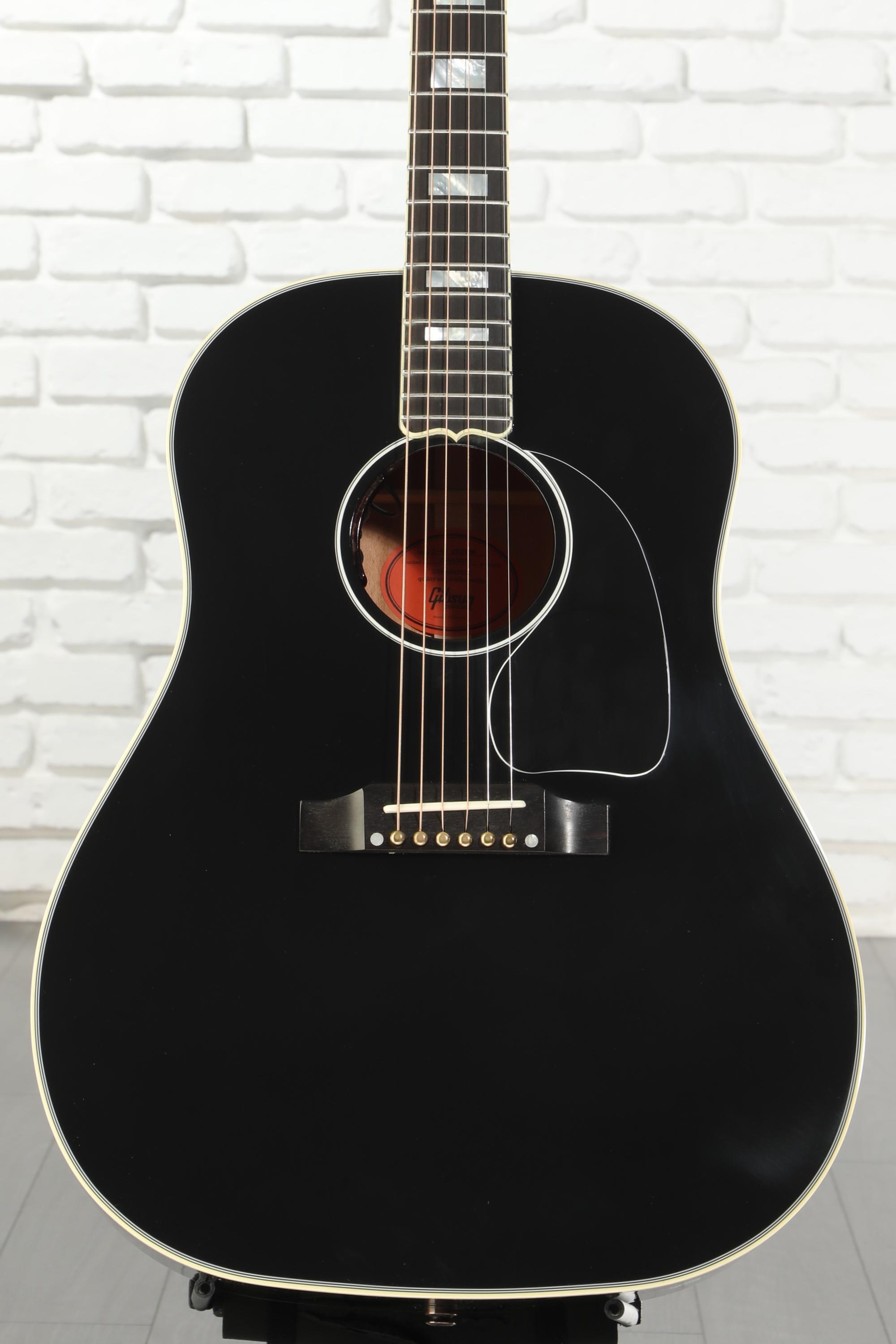 Gibson Acoustic J-45 Custom Acoustic-electric Guitar - Ebony