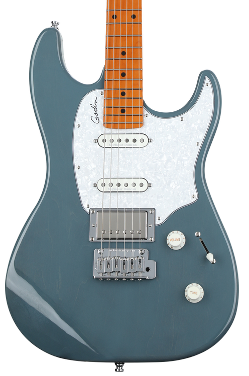 Godin Session T-Pro Electric Guitar - Arctik Blue with Maple