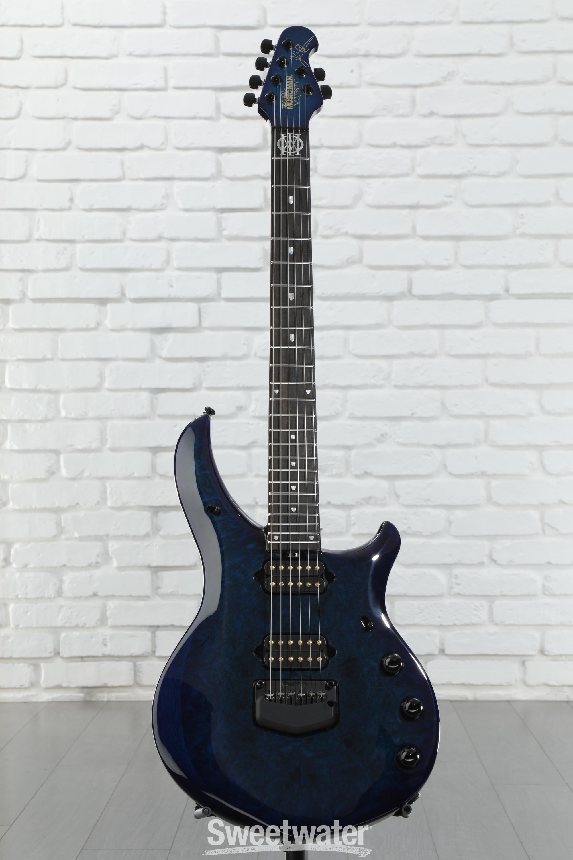 【訳あり】ERNIEBALL MUSICMAN Majesty 6st Platinum Ernie Ball Music Man John Petrucci Majesty 6