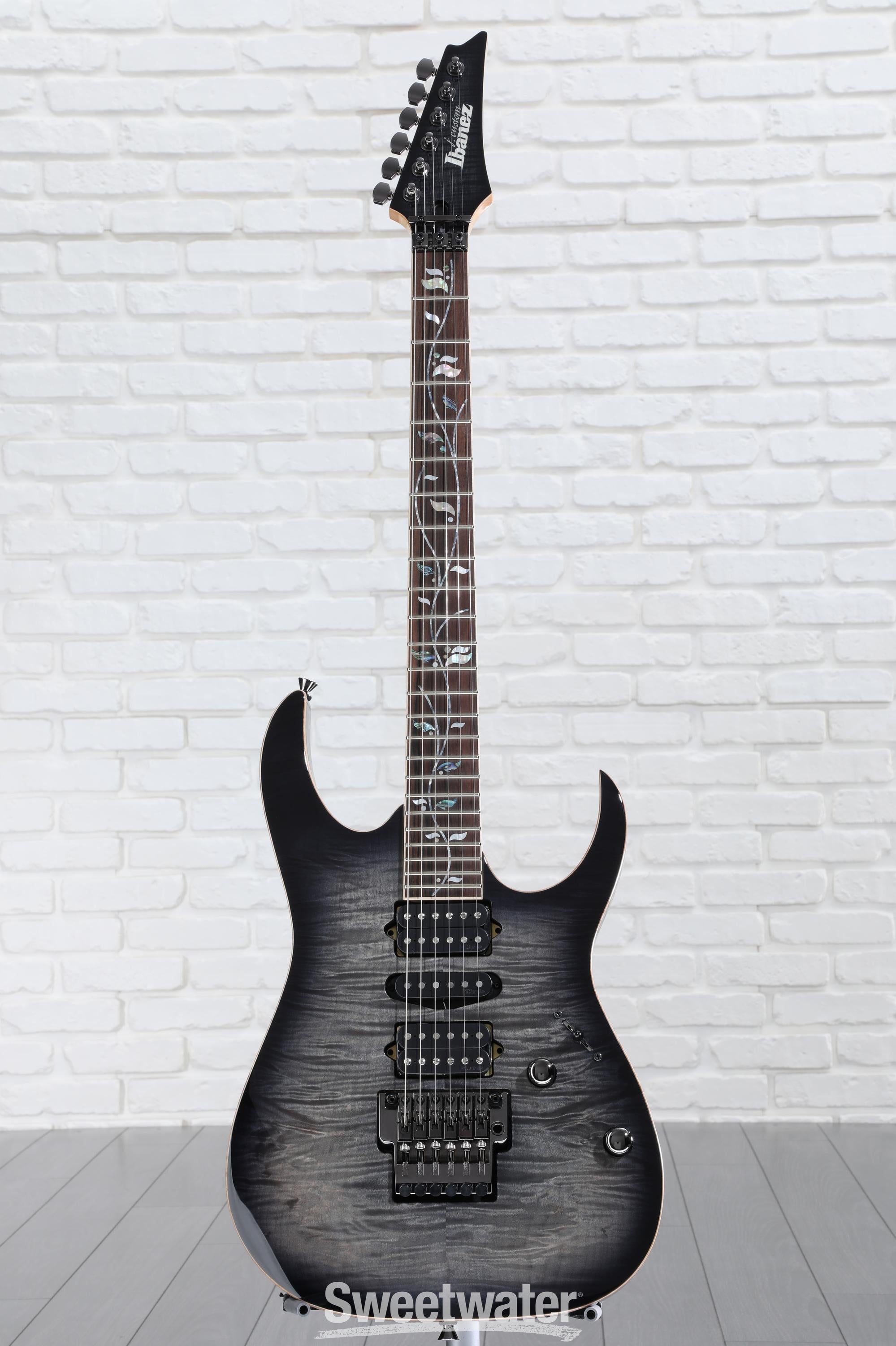 Ibanez J Custom RG8570 Electric Guitar - Black Rutile