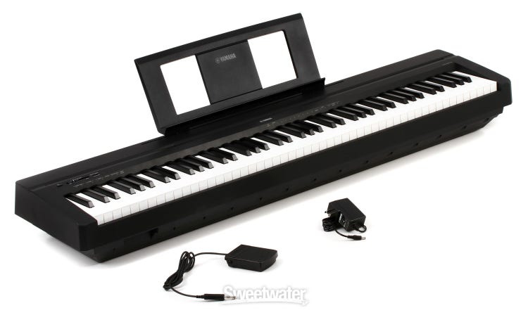 Yamaha P-143 88-Key Digital Piano Package Black Essentials Package