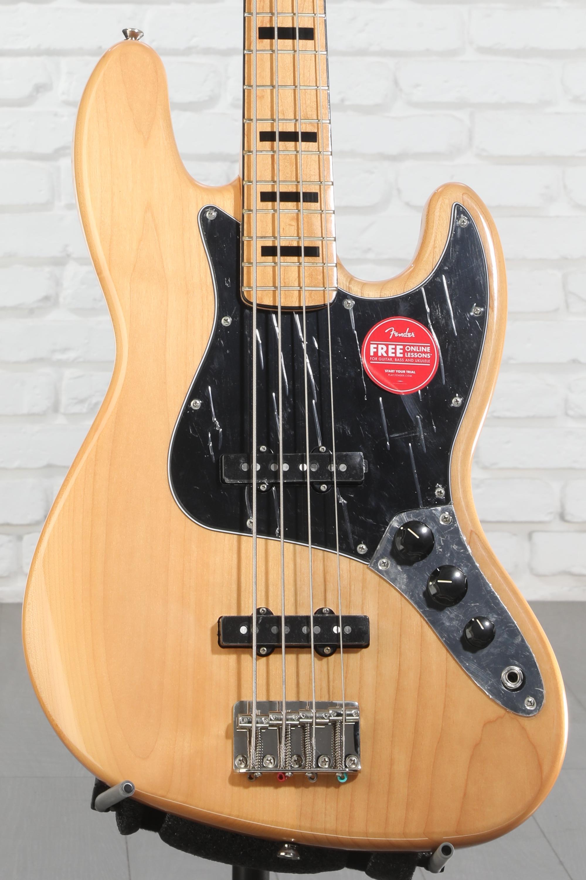 Squier Classic Vibe '70s Jazz Bass - Natural | Sweetwater