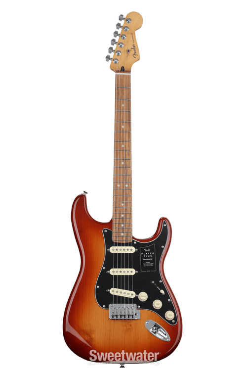 Fender Stratocaster player plusシエナサンバースト Fender Player Plus Stratocaster Electric Guitar - Sienna