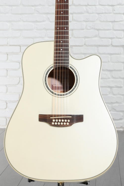Takamine GD-37CE PW 12-string Acoustic-electric Guitar - Pearl White