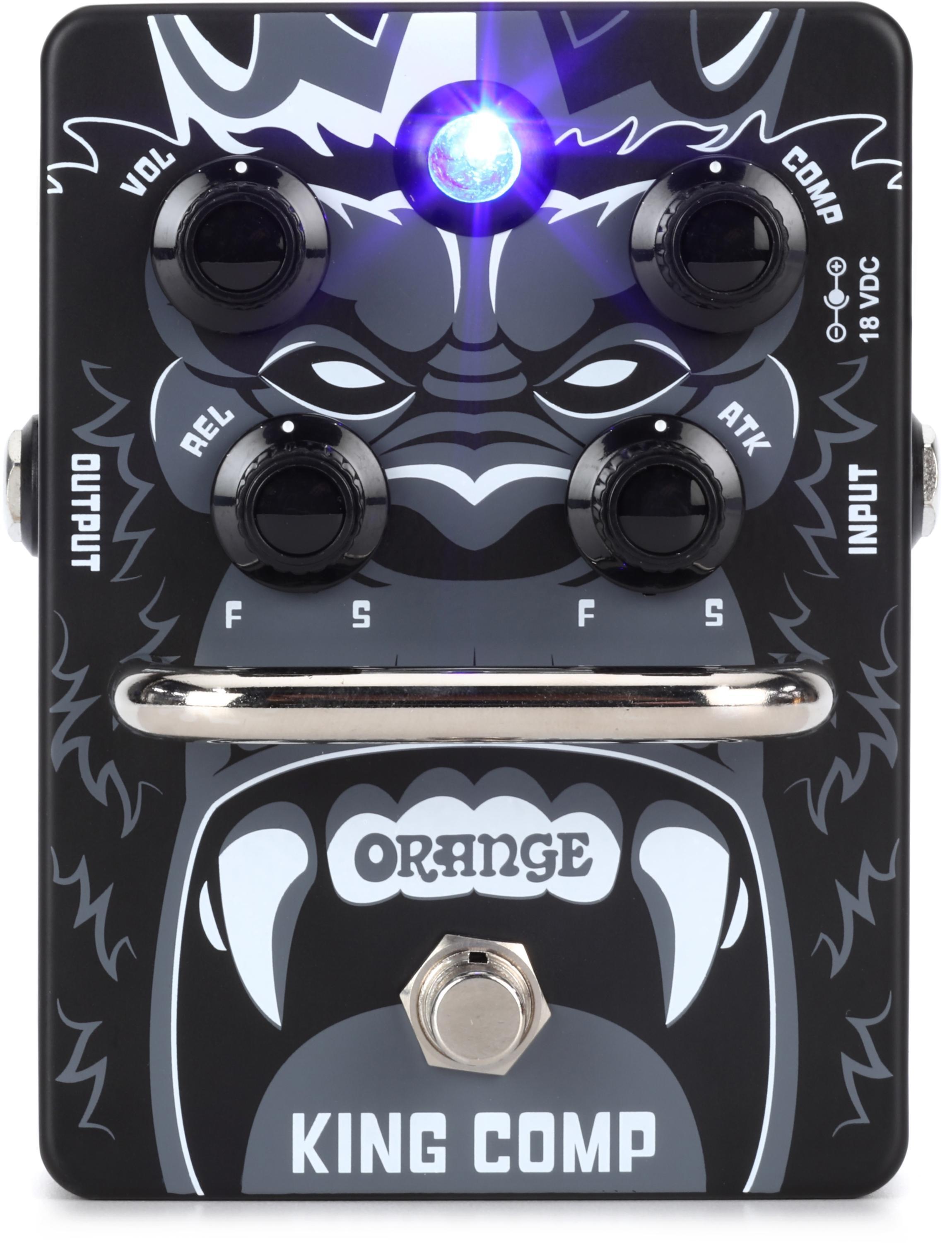 Orange King Comp VCA Compressor Pedal | Sweetwater