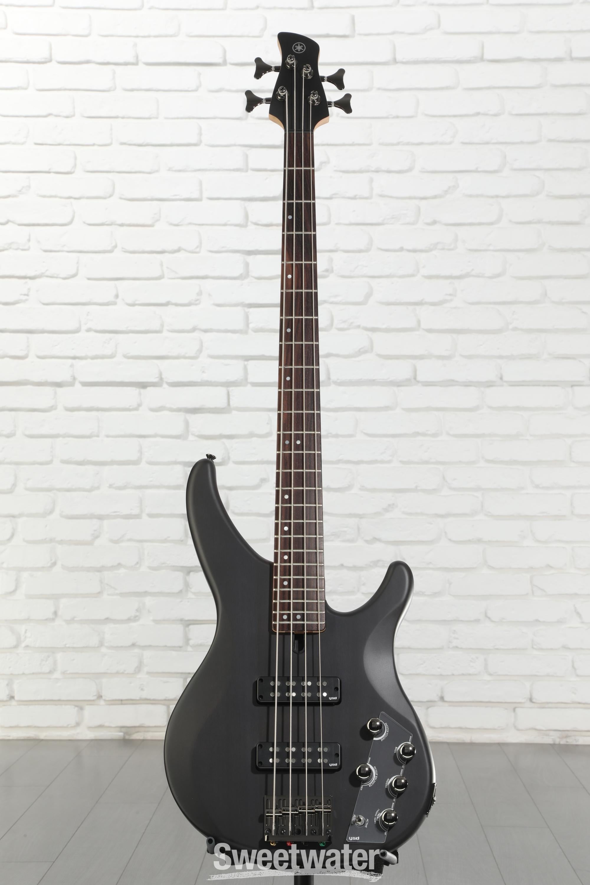 Yamaha TRBX504 4-string Bass Guitar - Translucent Black | Sweetwater