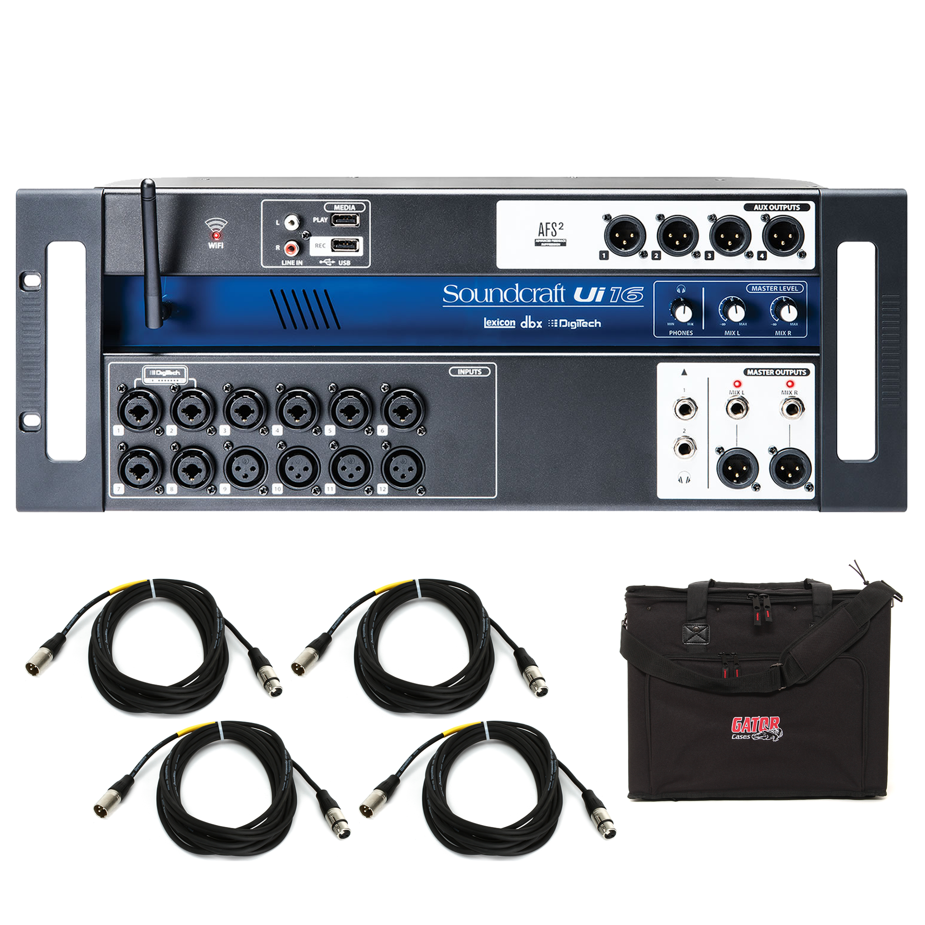 Soundcraft UI16 デジタルミキサー ケース付き Soundcraft UI16 デジタルミキサー ケース付き Soundcraft UI16