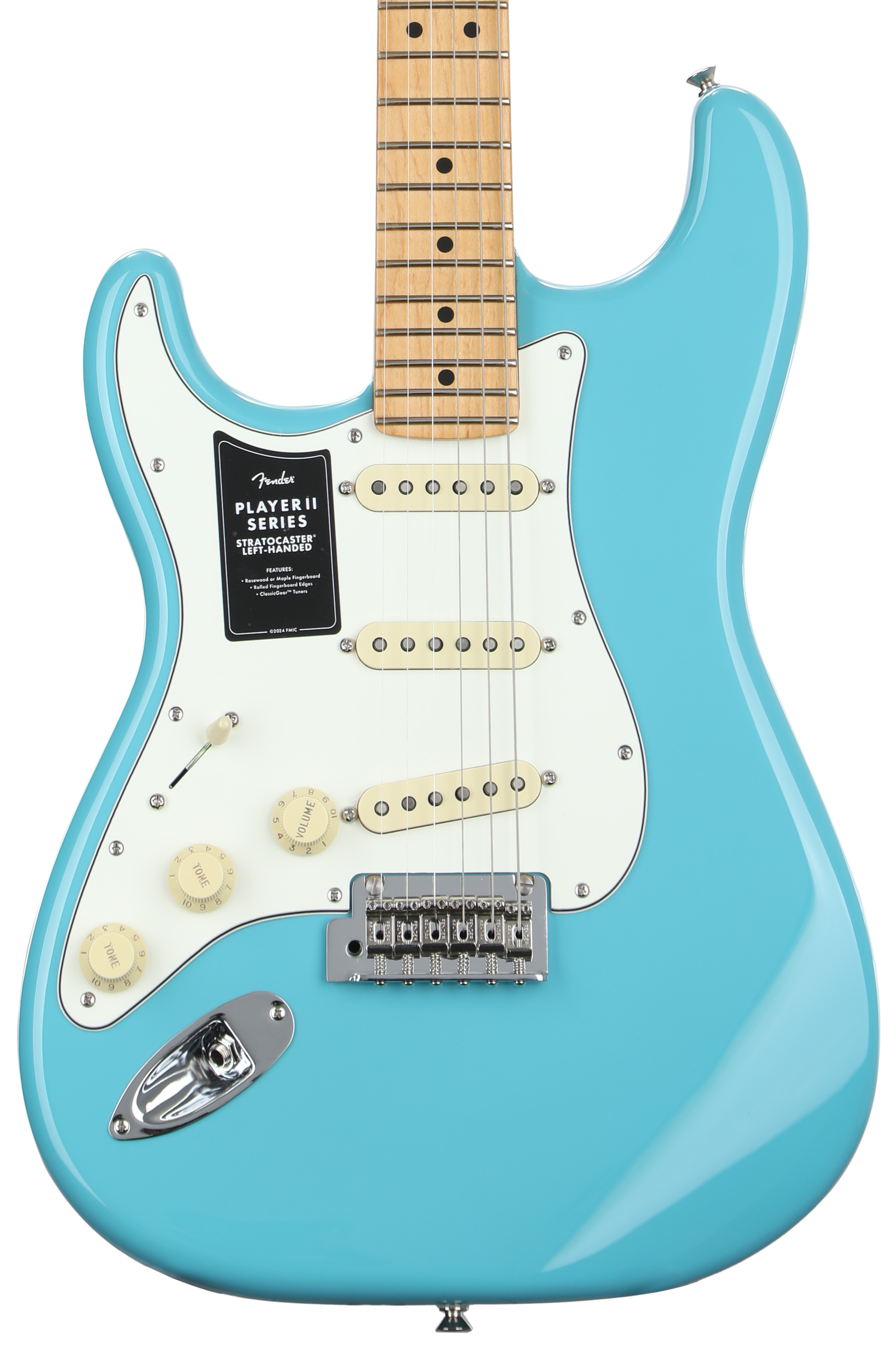 fender Player Stratcaster left hand レフティ Fender Player Stratocaster Left-handed - 3-Tone Sunburst with