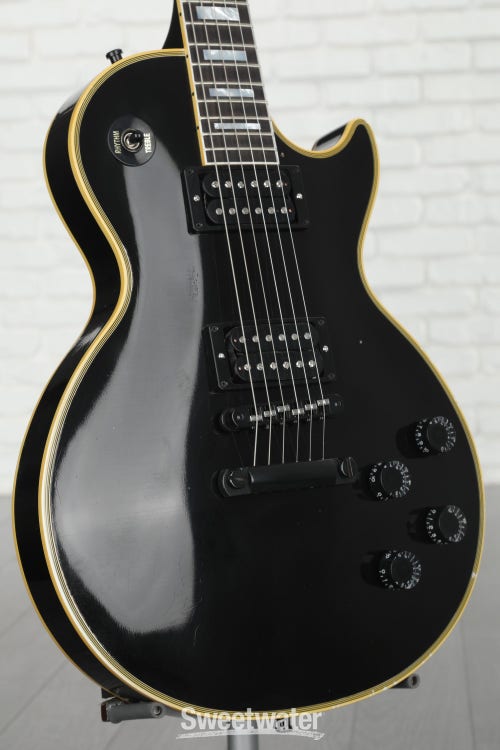 Gibson Custom Kirk Hammett 1989 Les Paul Custom Electric Guitar - Ebony