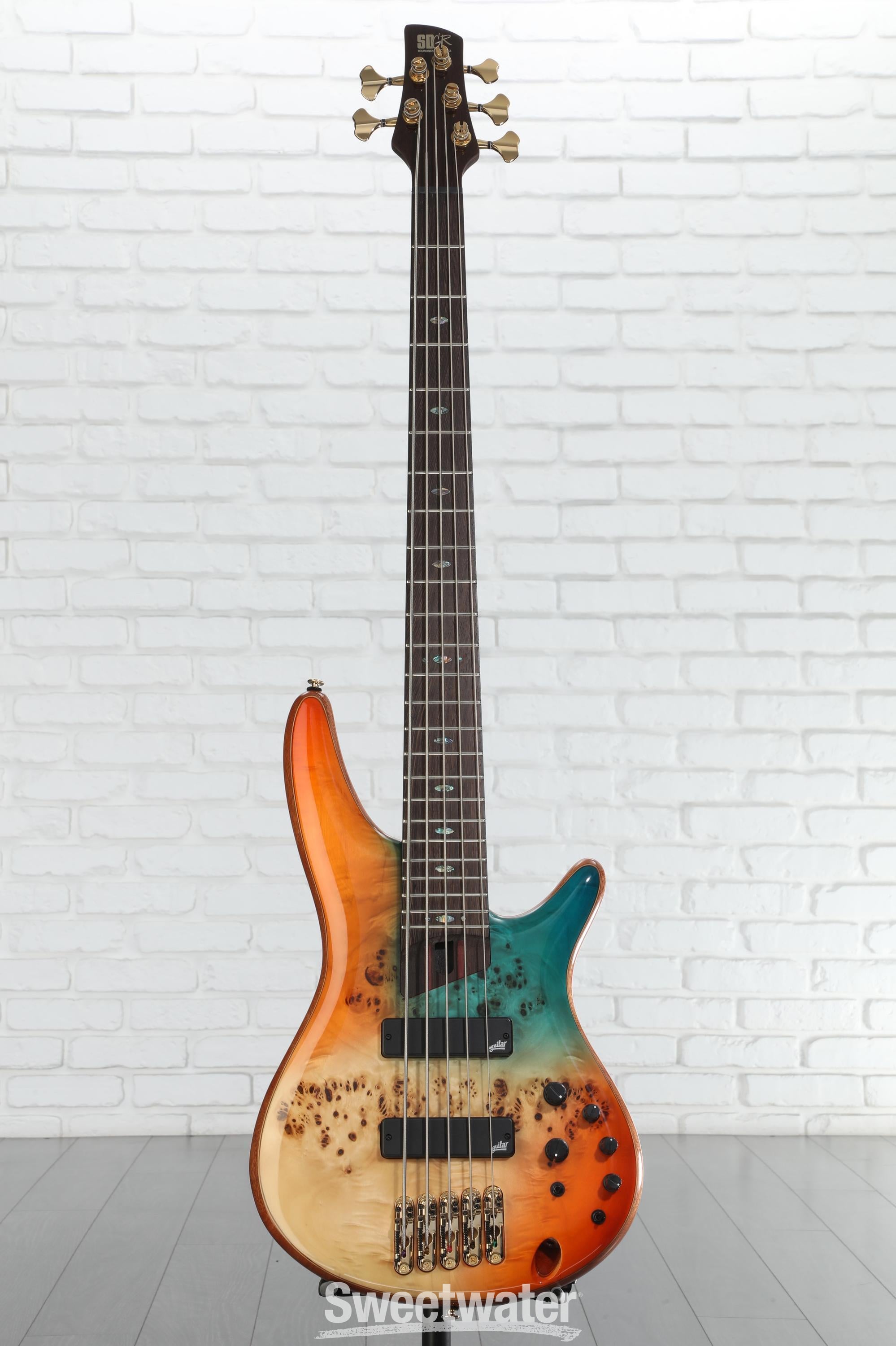 Ibanez Premium SR1605D Bass Guitar - Autumn Sunset Sky