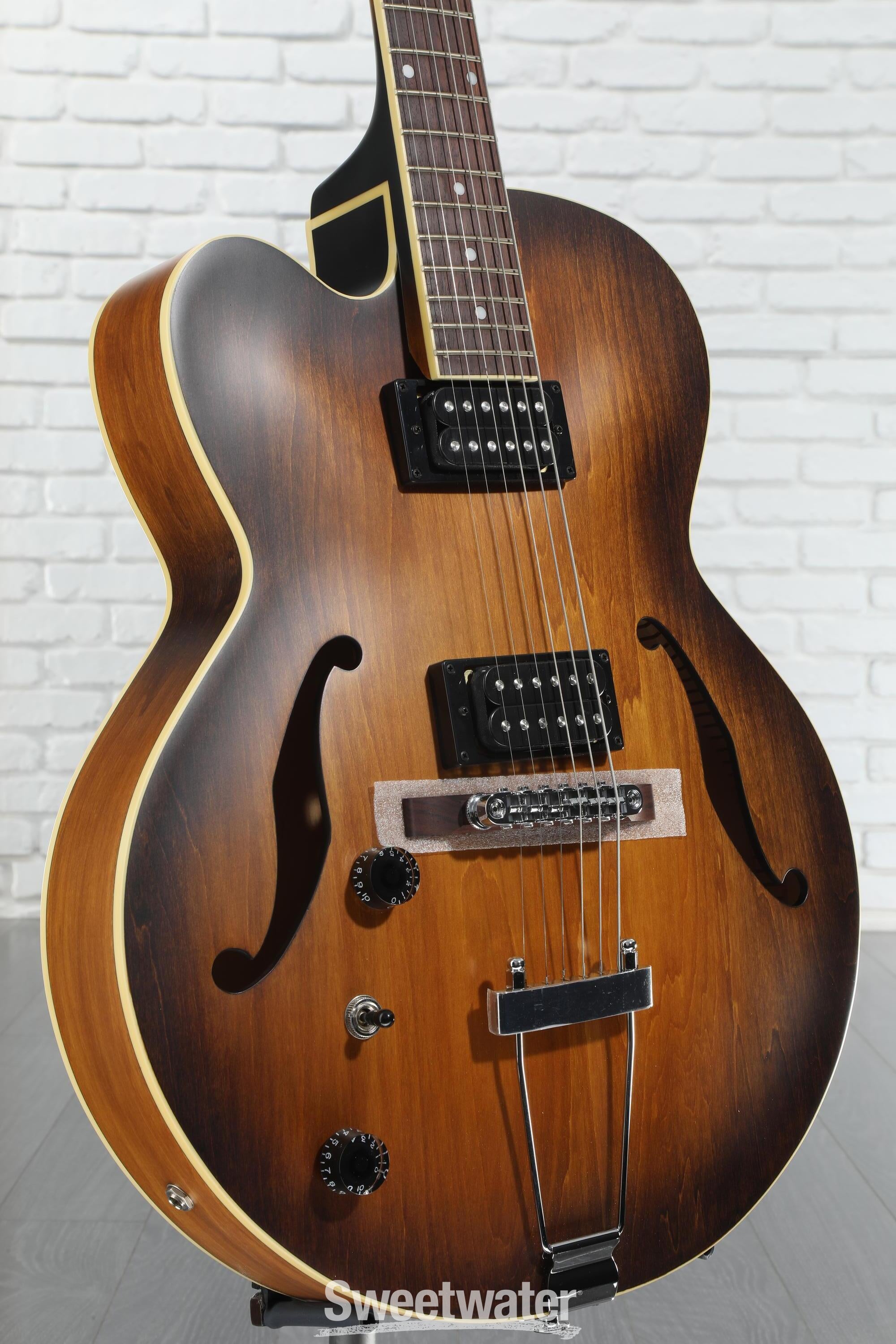 Ibanez AF55 TKF Artcore - transparent black flat Hollow-body