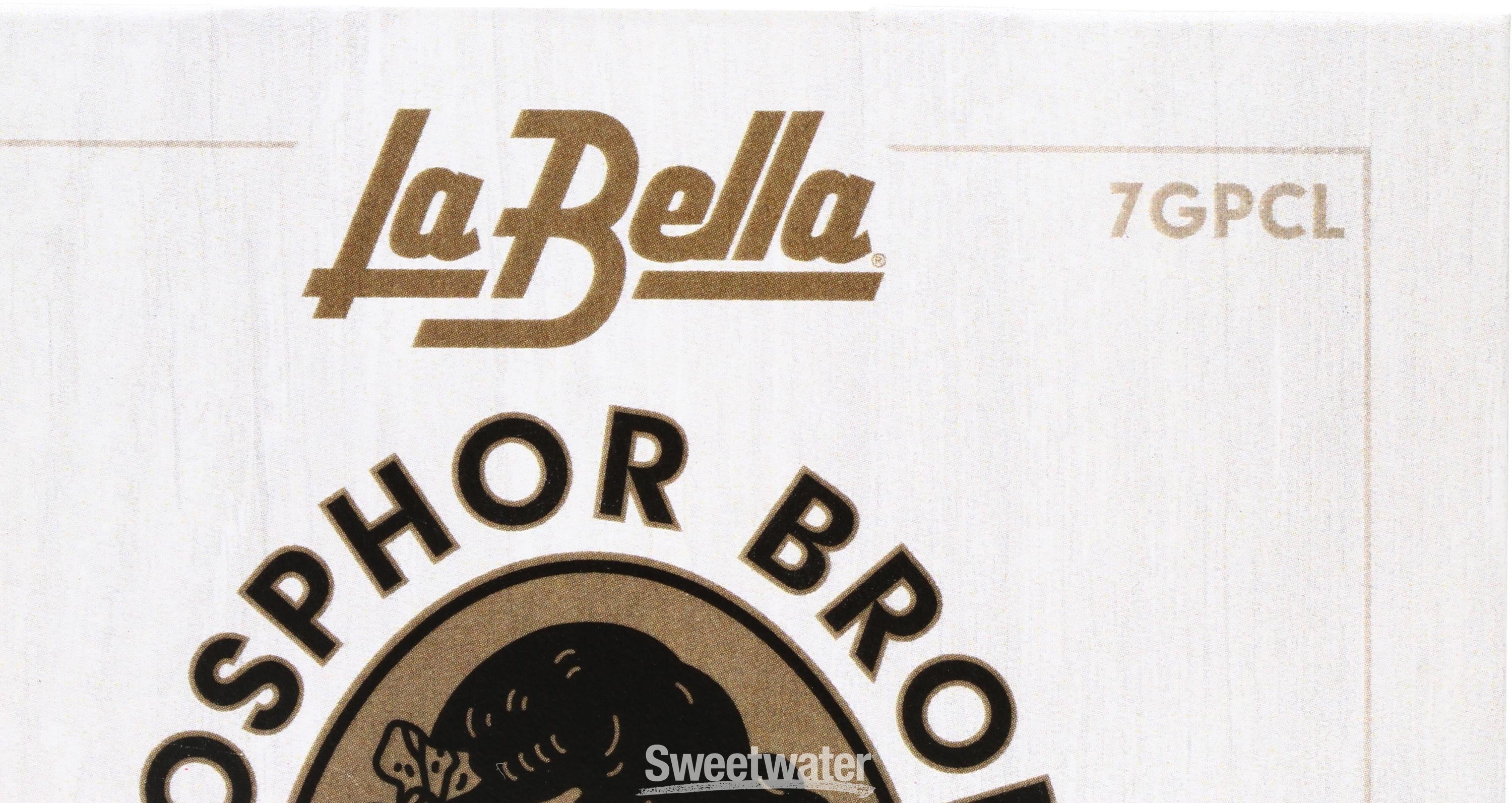 La Bella 7GPCL Phosphor Bronze Acoustic Guitar Strings - .011-.052 Custom  Light | Sweetwater