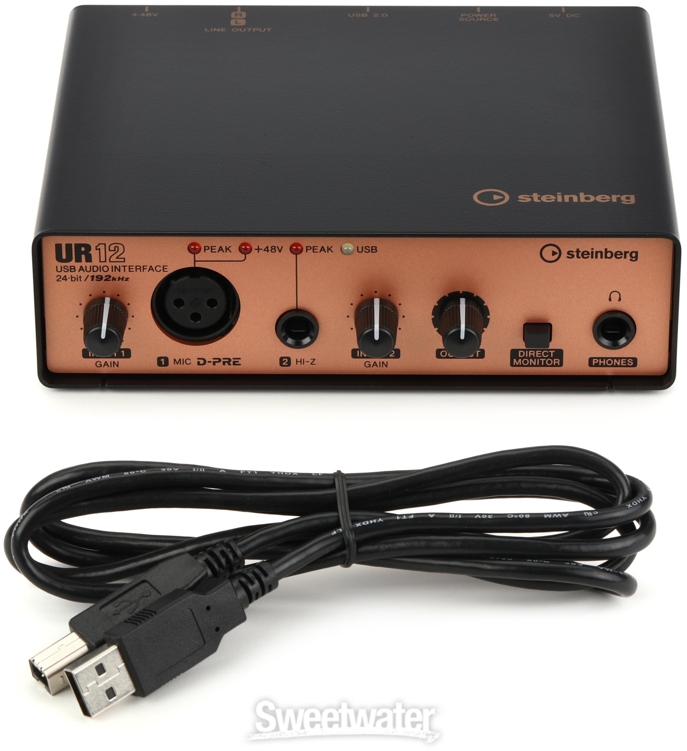 Steinberg UR12B Portable USB Interface | Sweetwater