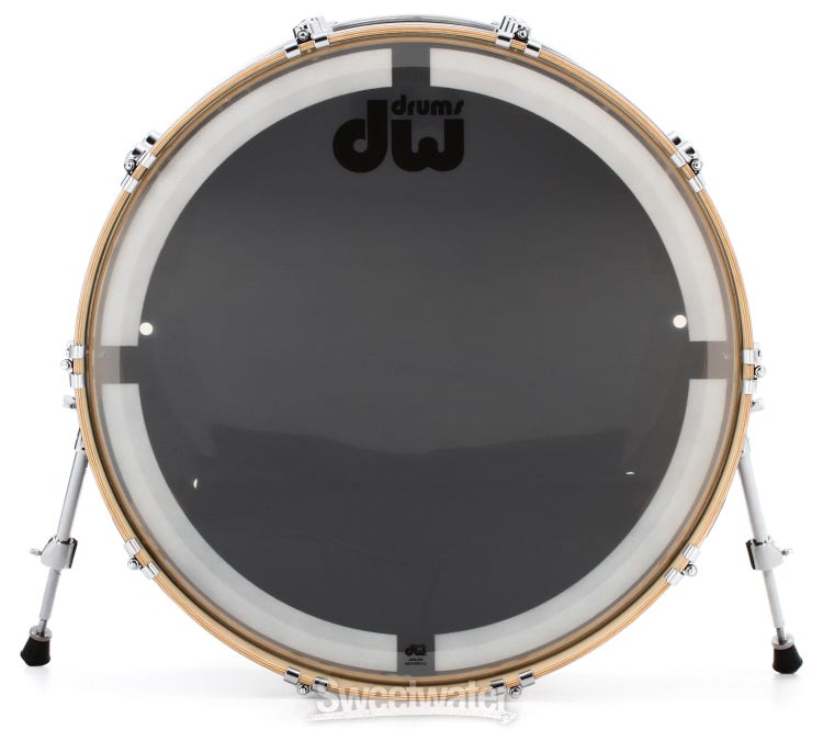 DW Performance Series Bass Drum - 14 x 24 inch - Black Diamond FinishPly