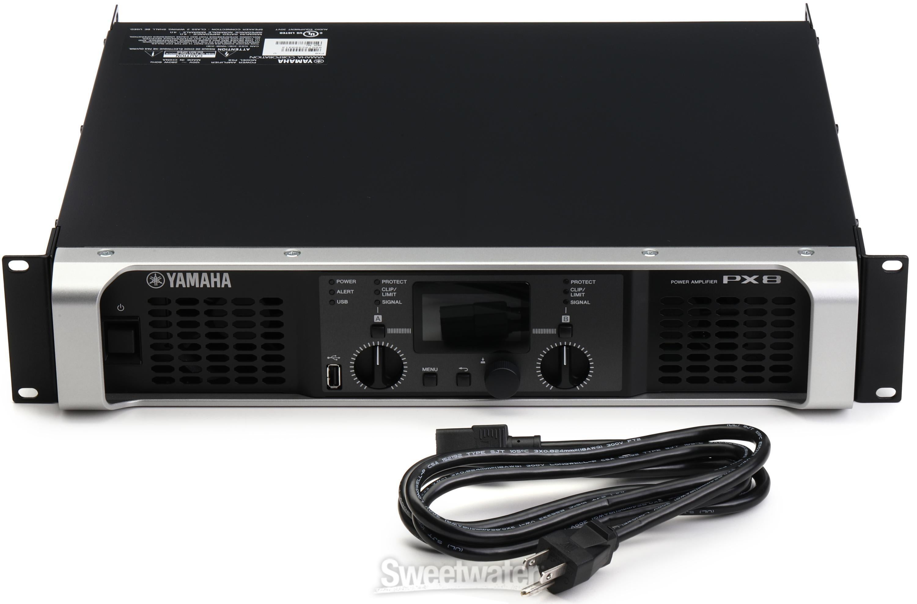 Yamaha PX8 1050W 2-channel Power Amplifier | Sweetwater
