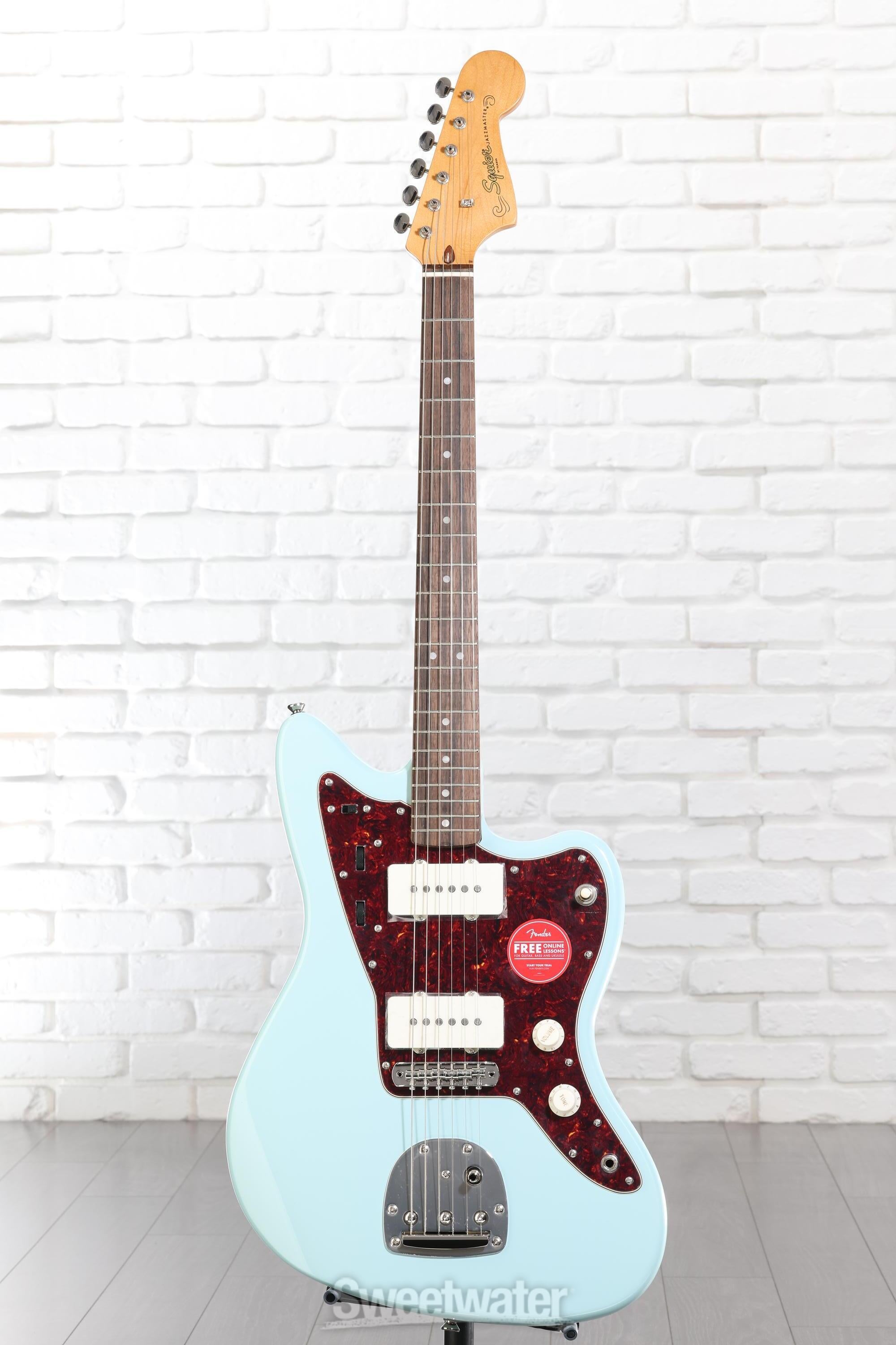 スクワイヤ Classic Vibe '60s ジャズマス Sonic Blue Squier Classic Vibe '60s Jazzmaster - Sonic Blue | Sweetwater