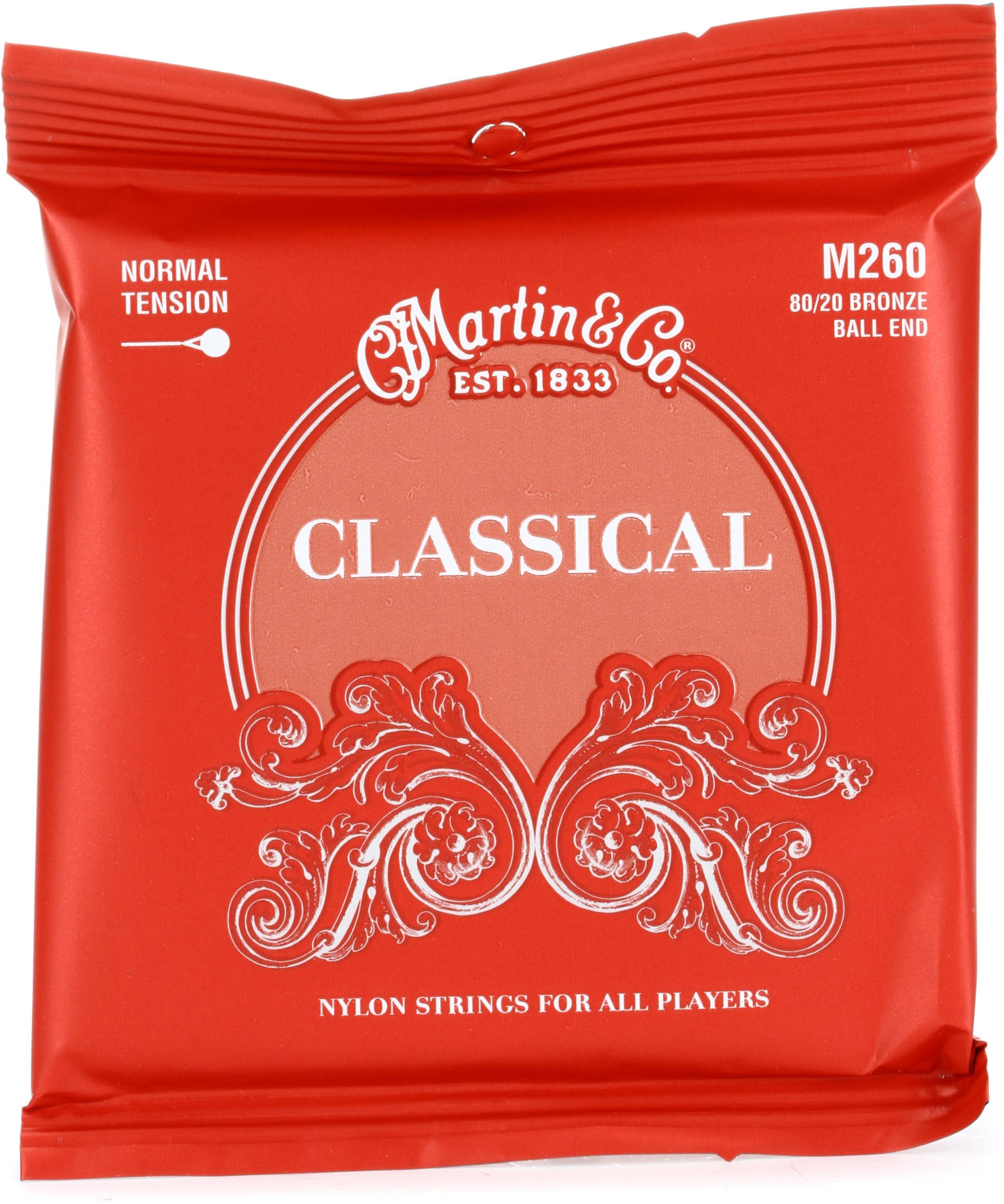 Martin Classical 80/20 Bronze Ball End Nylon Strings - Normal Tension | Sweetwater