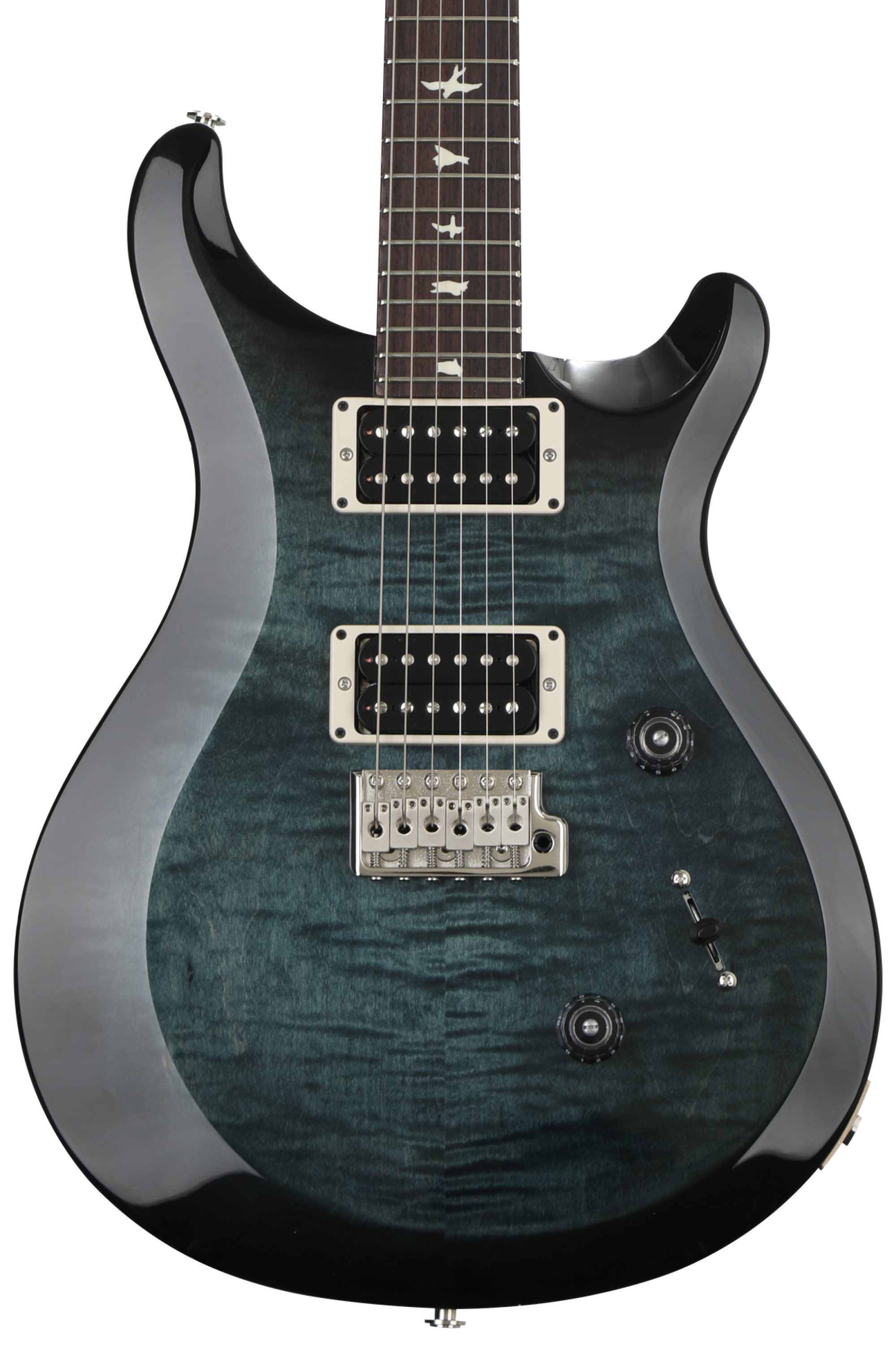 PRS S2 Custom 24 Electric Guitar - Faded Blue Smokeburst | Sweetwater