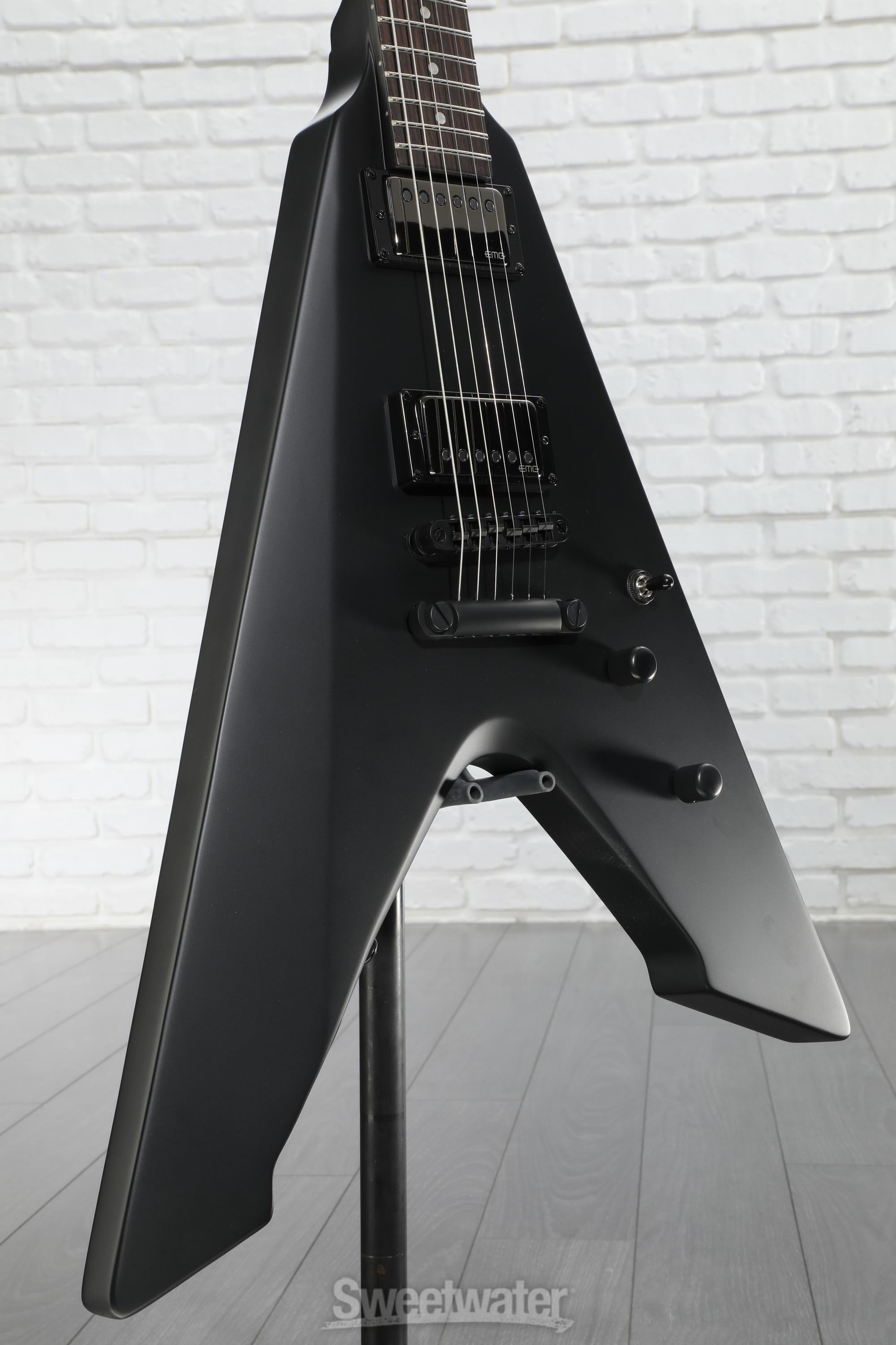 希少　LTD / Vulture Black Satin Lefty 希少 LTD / Vulture Black Satin Lefty ESP VULTURE - The ESP