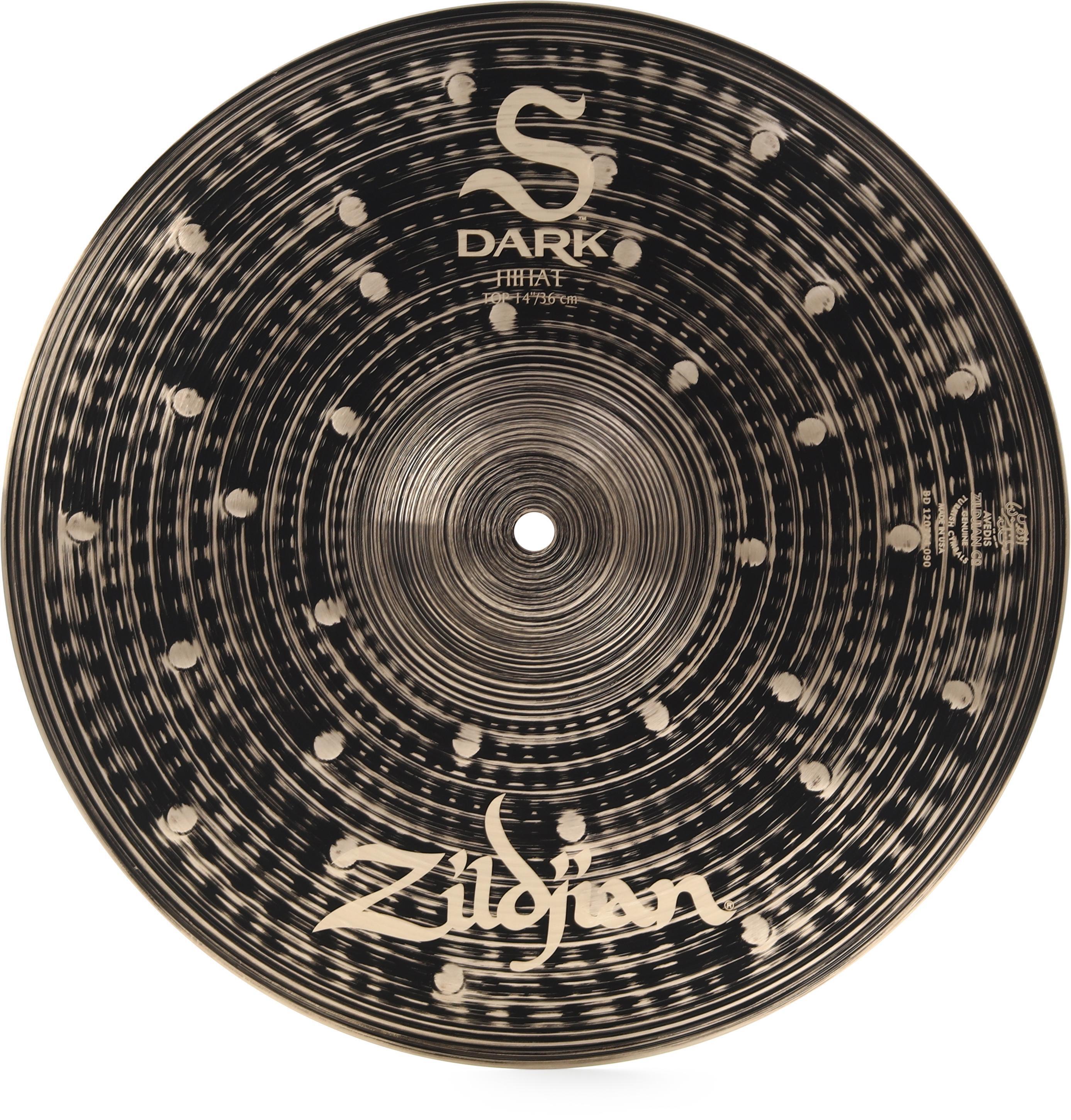 Zildjian S Dark Top Hi-hat Cymbal - 14-inch | Sweetwater