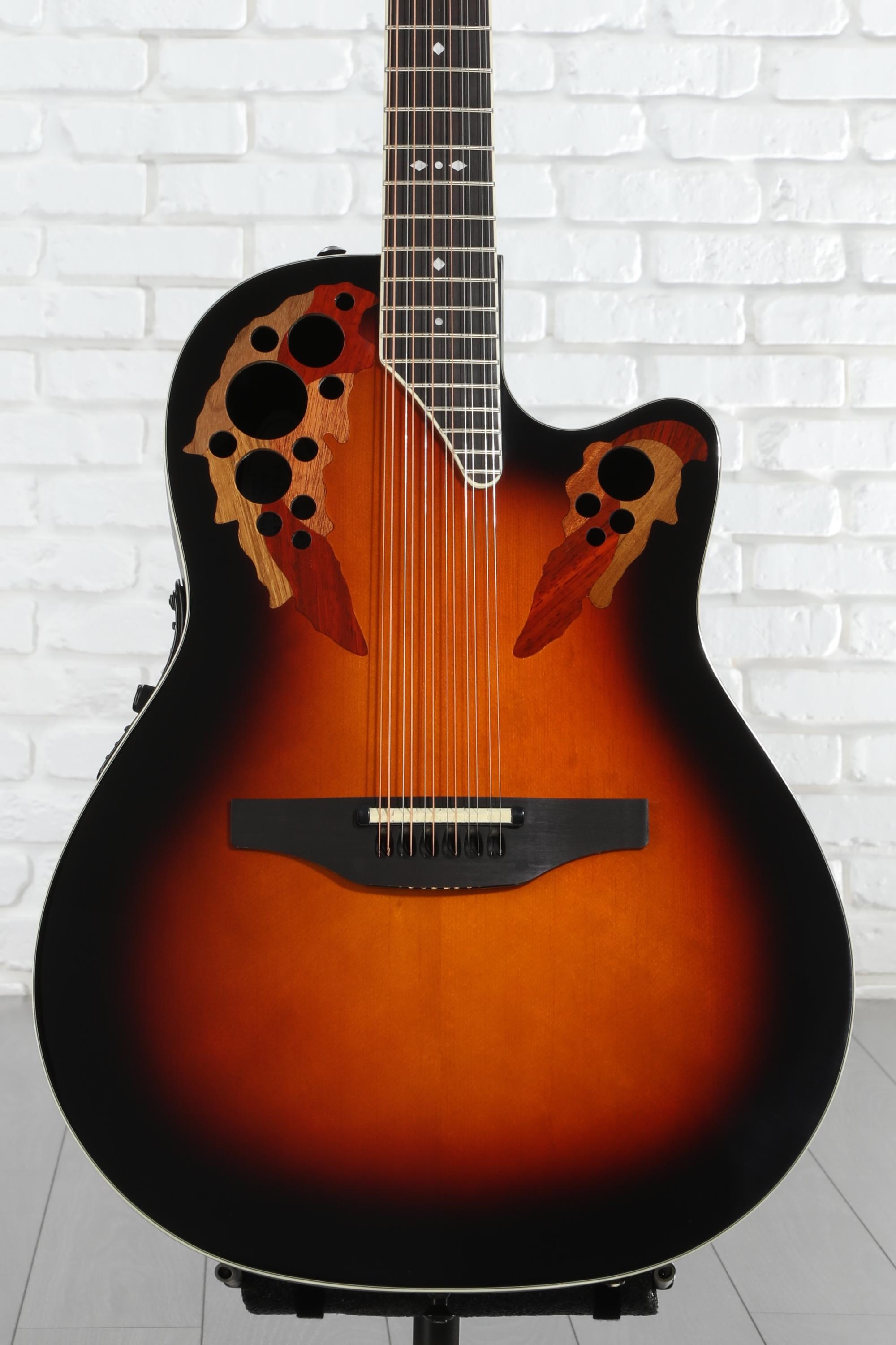 ovation 1858 elite オベーション RARE! Ovation 1858 Elite 12-String Acoustic/Electric Guitar
