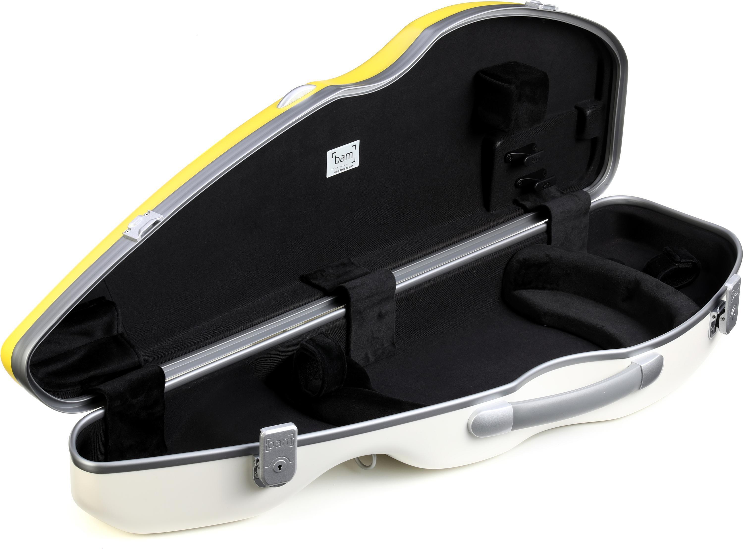 BAM BonBon Hightech Violin Case - Yellow/White | Sweetwater