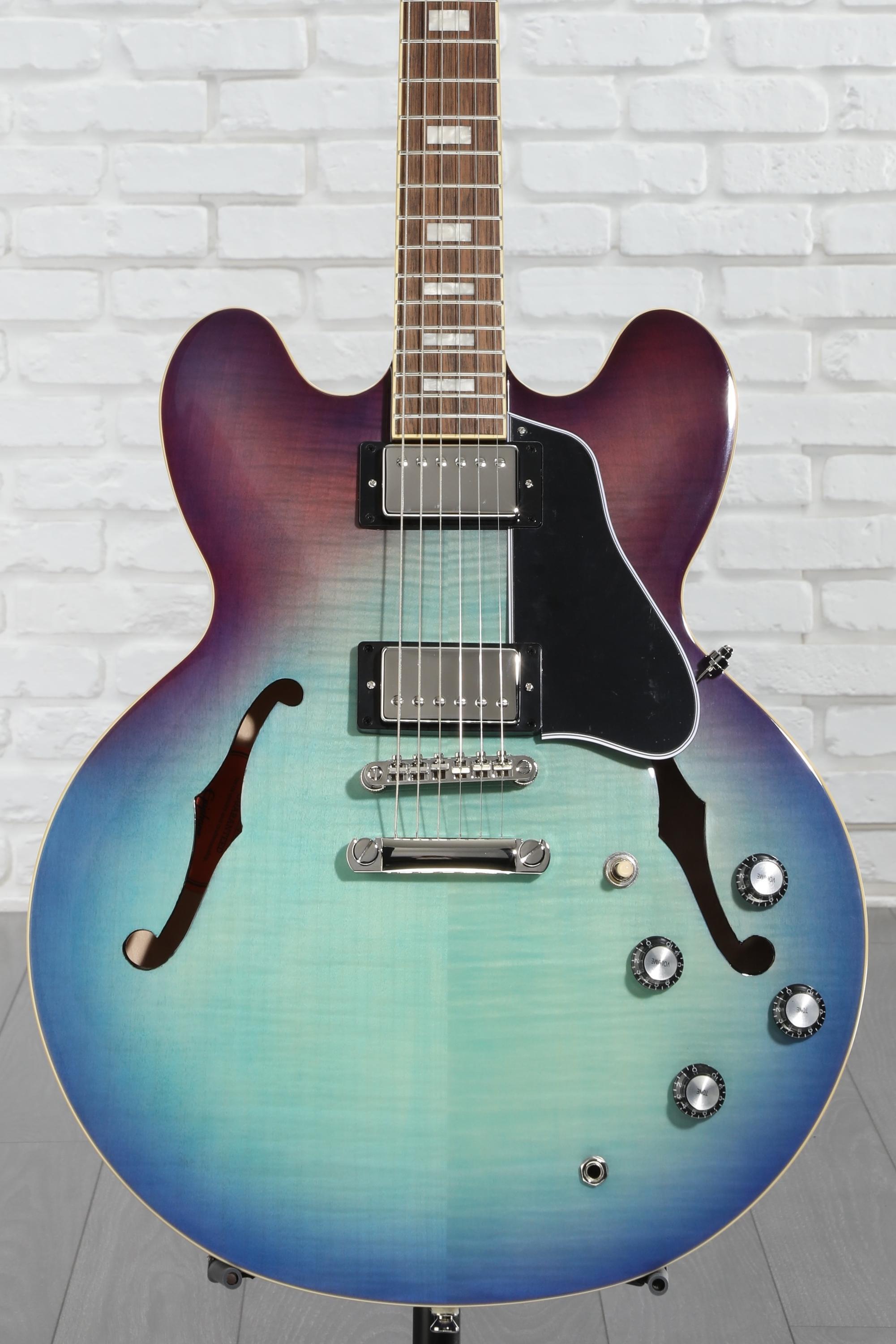 Epiphone ES-335 Figured Semi-hollowbody - Blueberry Burst Reviews