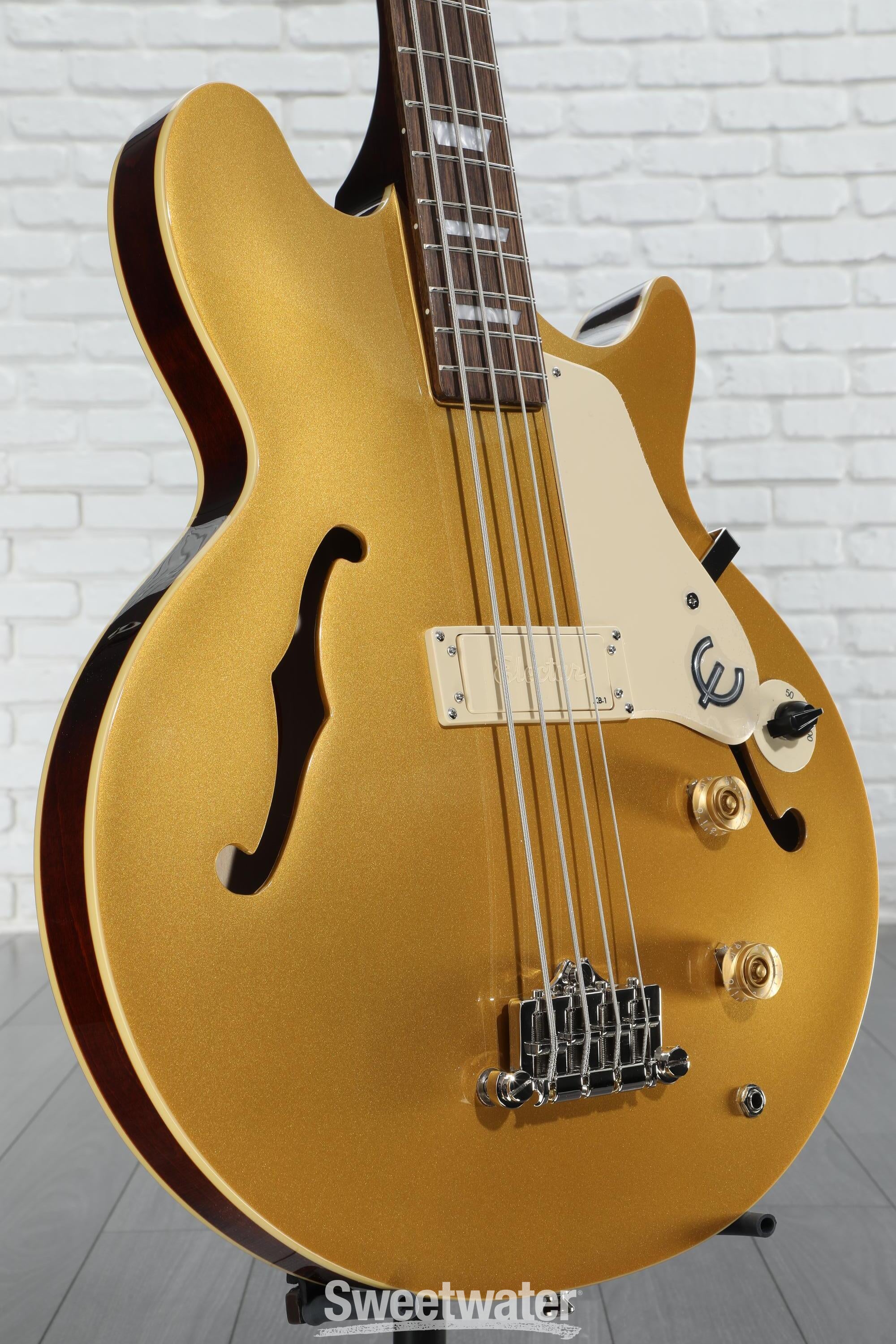 Epiphone Jack Casady Signature Bass Guitar - Metallic Gold