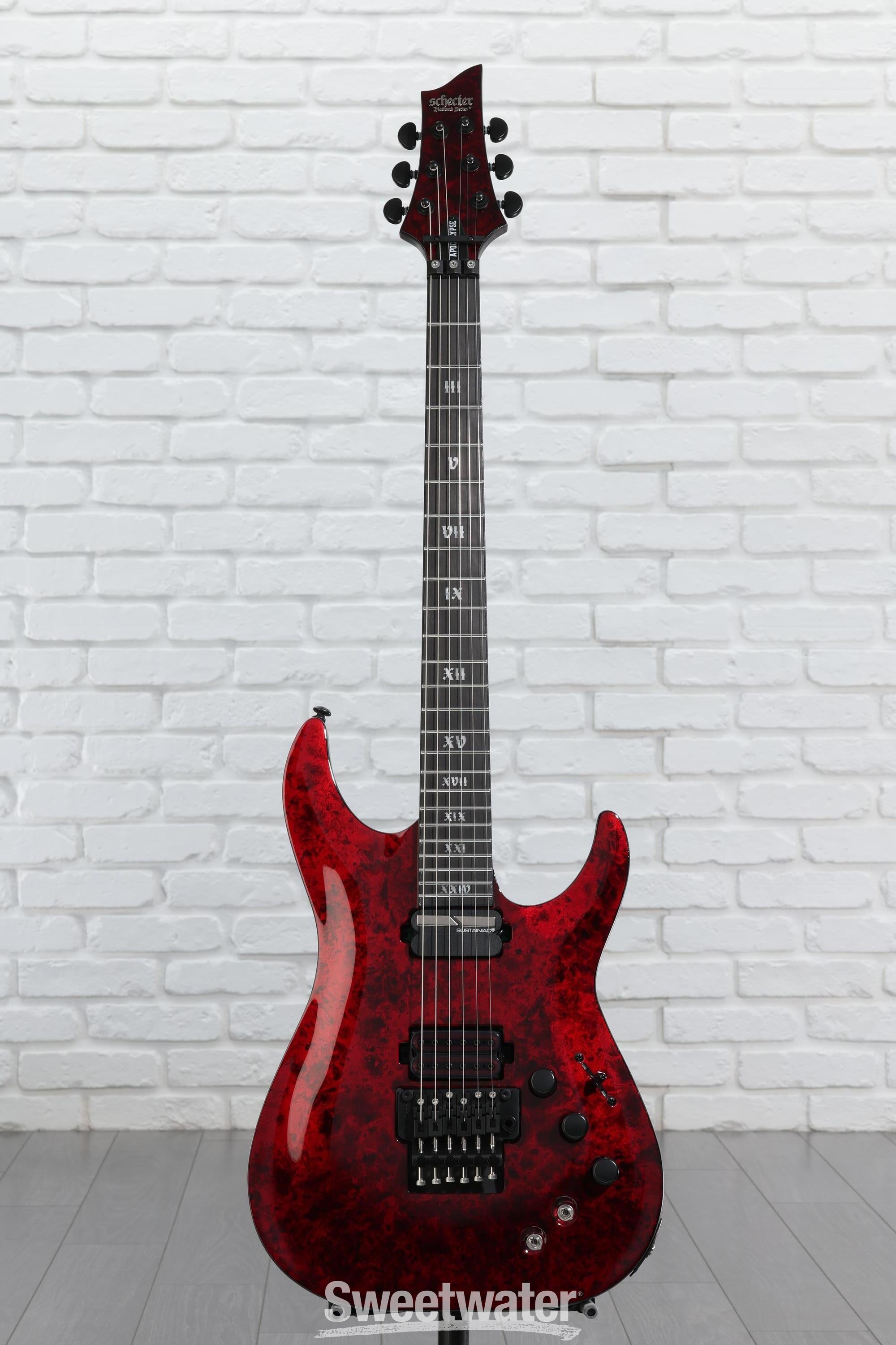 Schecter C-1 FR-S Apocalypse Electric Guitar - Red Reign