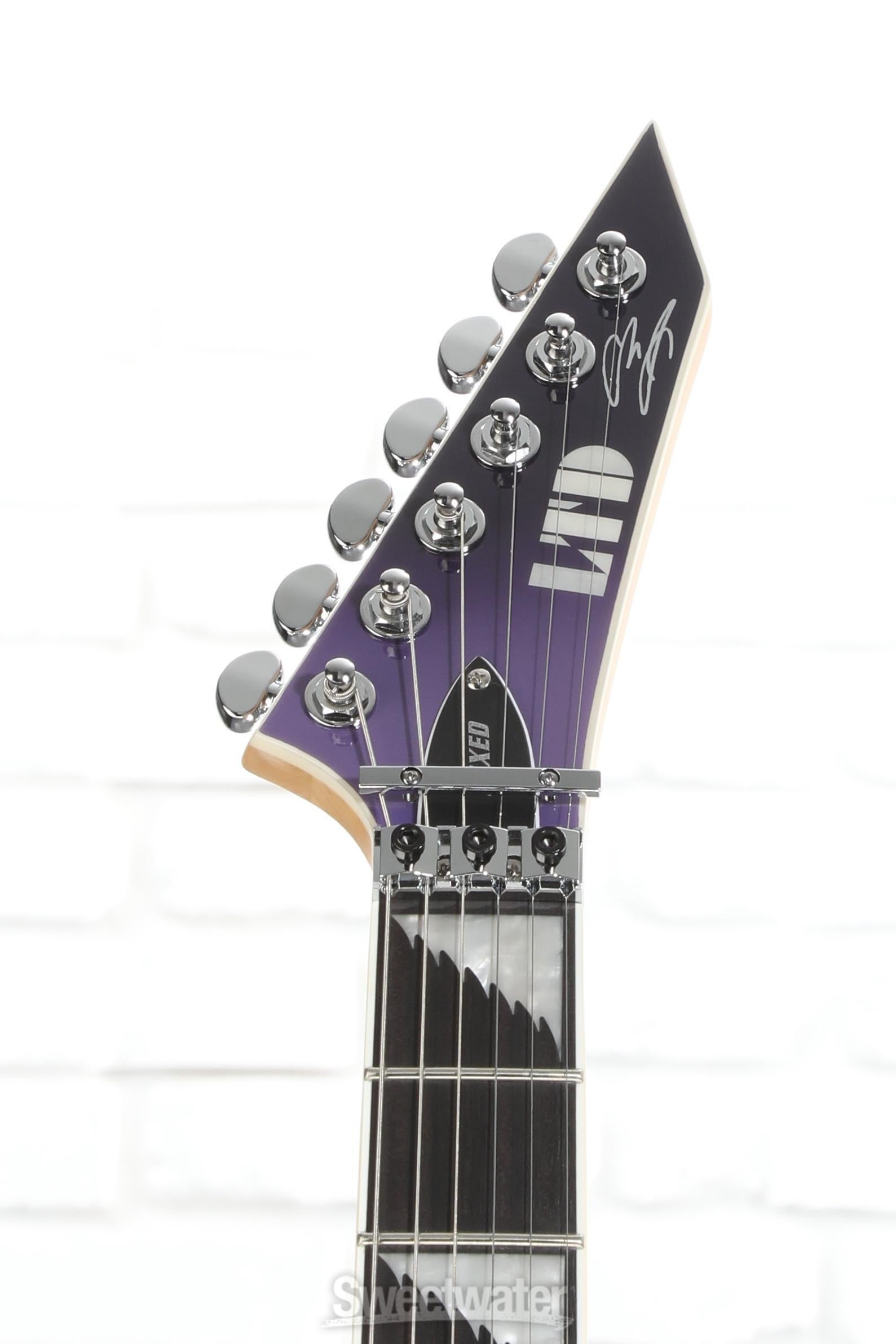 ESP LTD Alexi Hexed Electric Guitar - Purple Fade | Sweetwater