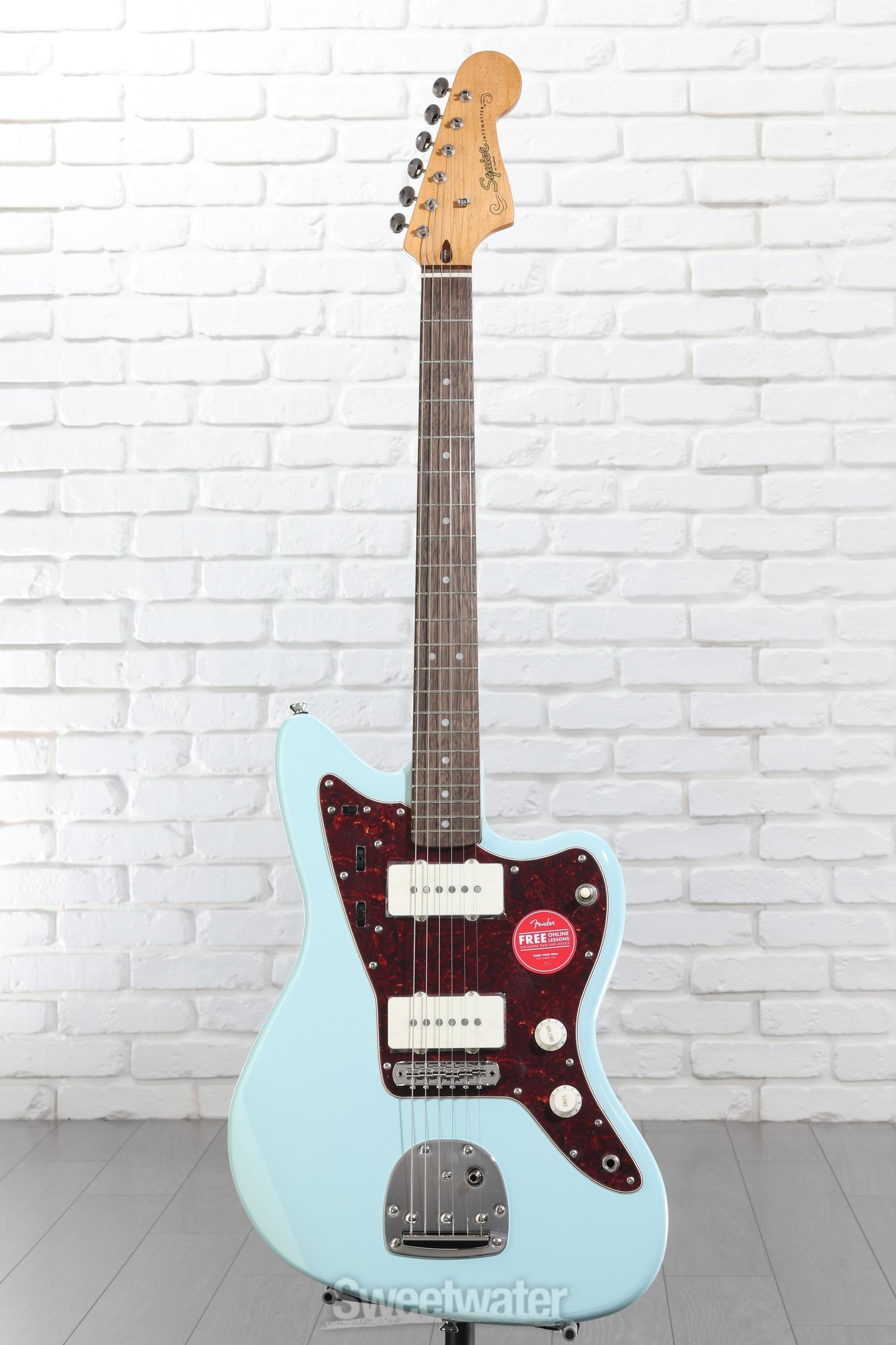 スクワイヤ Classic Vibe '60s ジャズマス Sonic Blue Squier Classic Vibe '60s Jazzmaster - Sonic Blue | Sweetwater