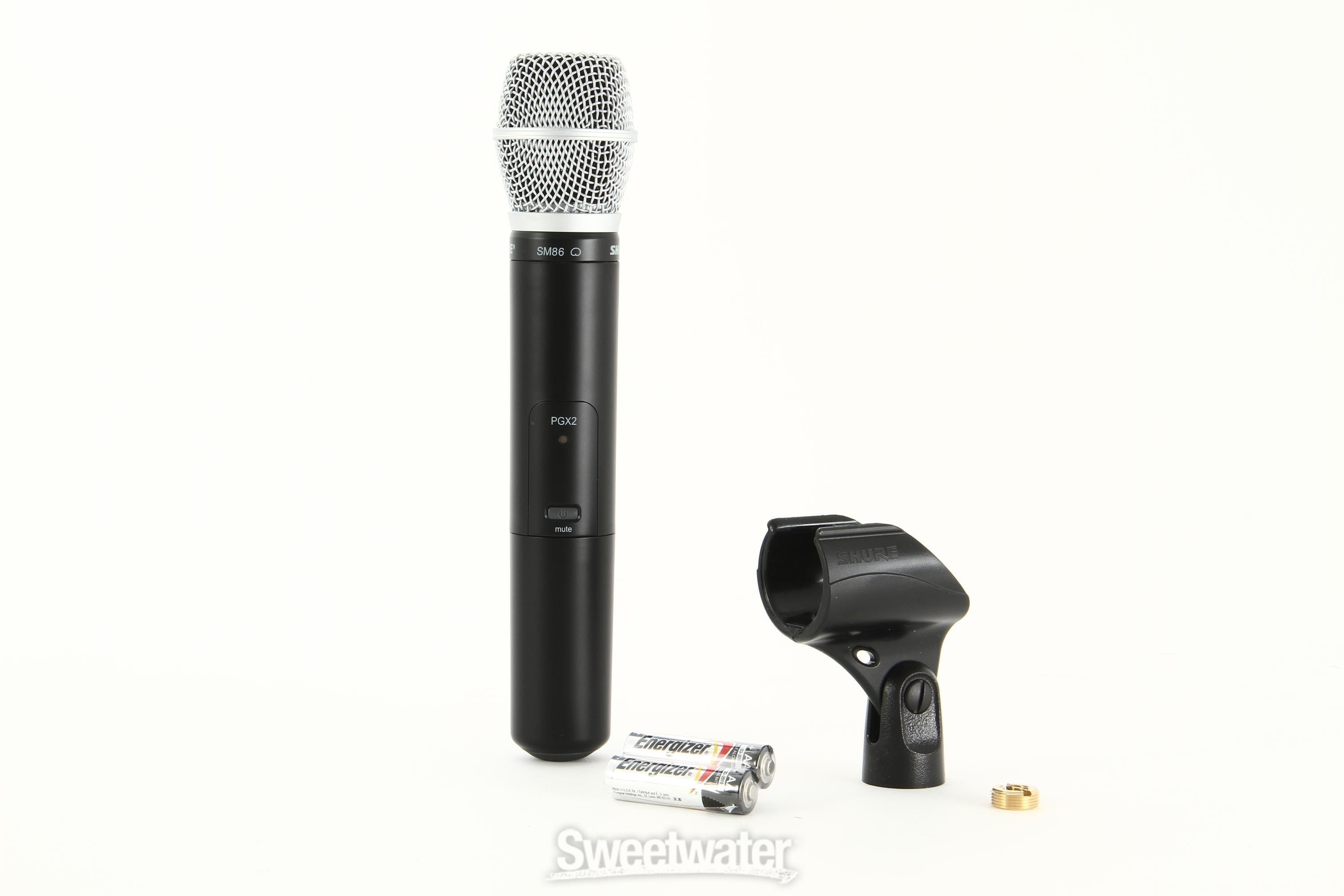 Shure PGX2/SM86 Handheld Wireless Transmitter - J6 Band, 572