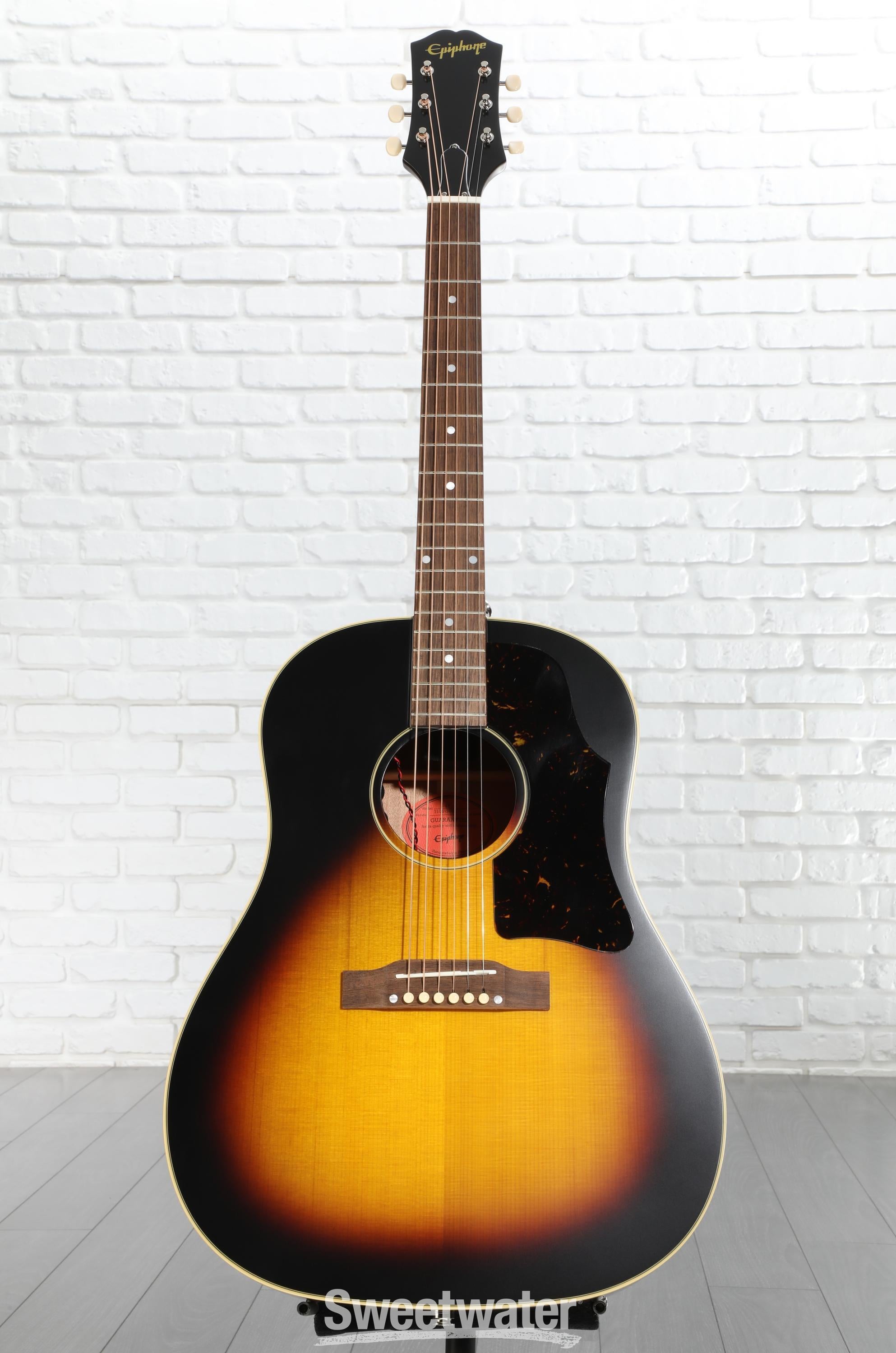 Epiphone J-45 Acoustic Guitar - Aged Vintage Sunburst Gloss
